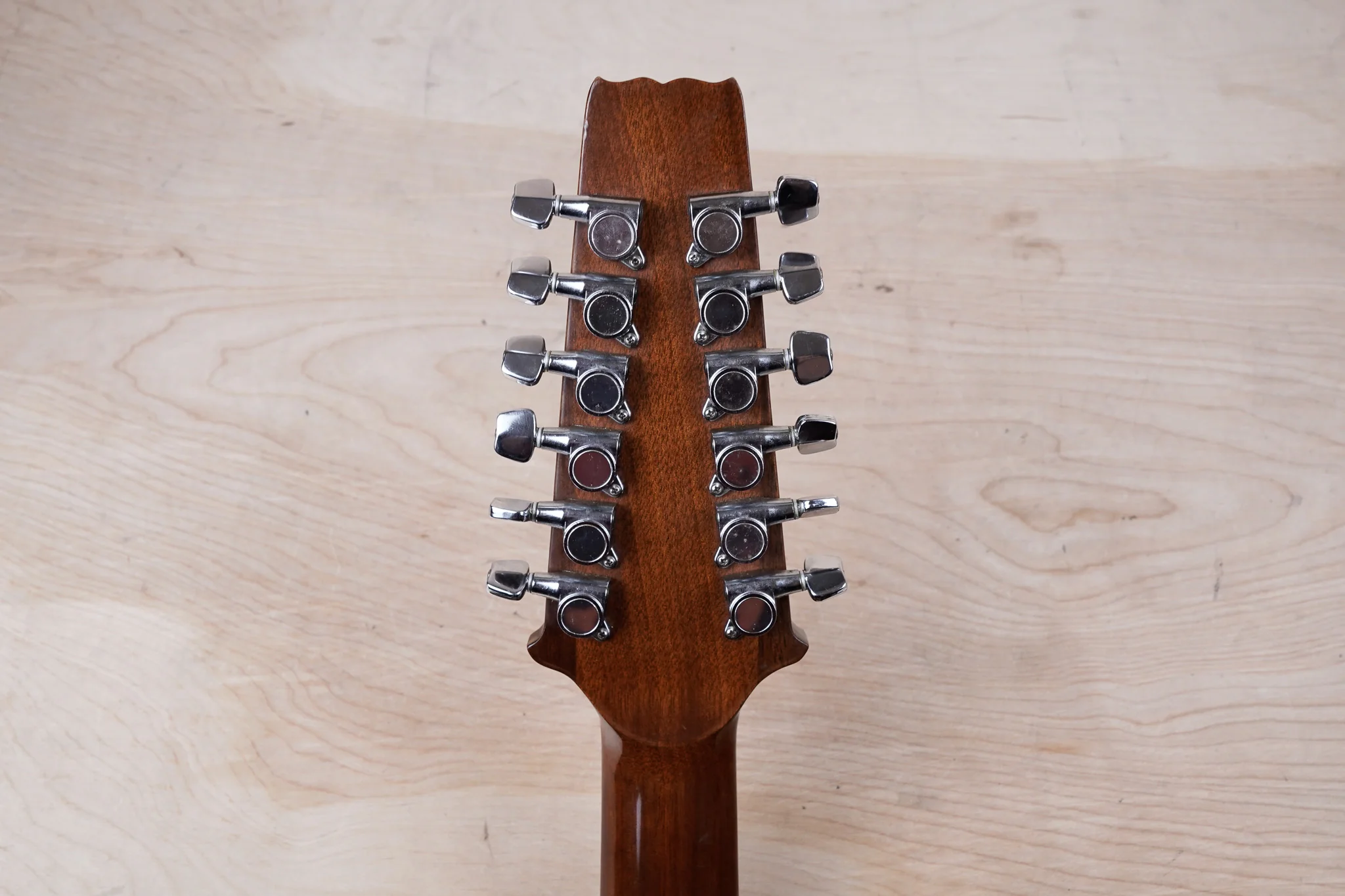 Aria SW-20T 12-String Acoustic Guitar MIJ 1980 Natural Made in Japan w/ Hard Case - Image 23