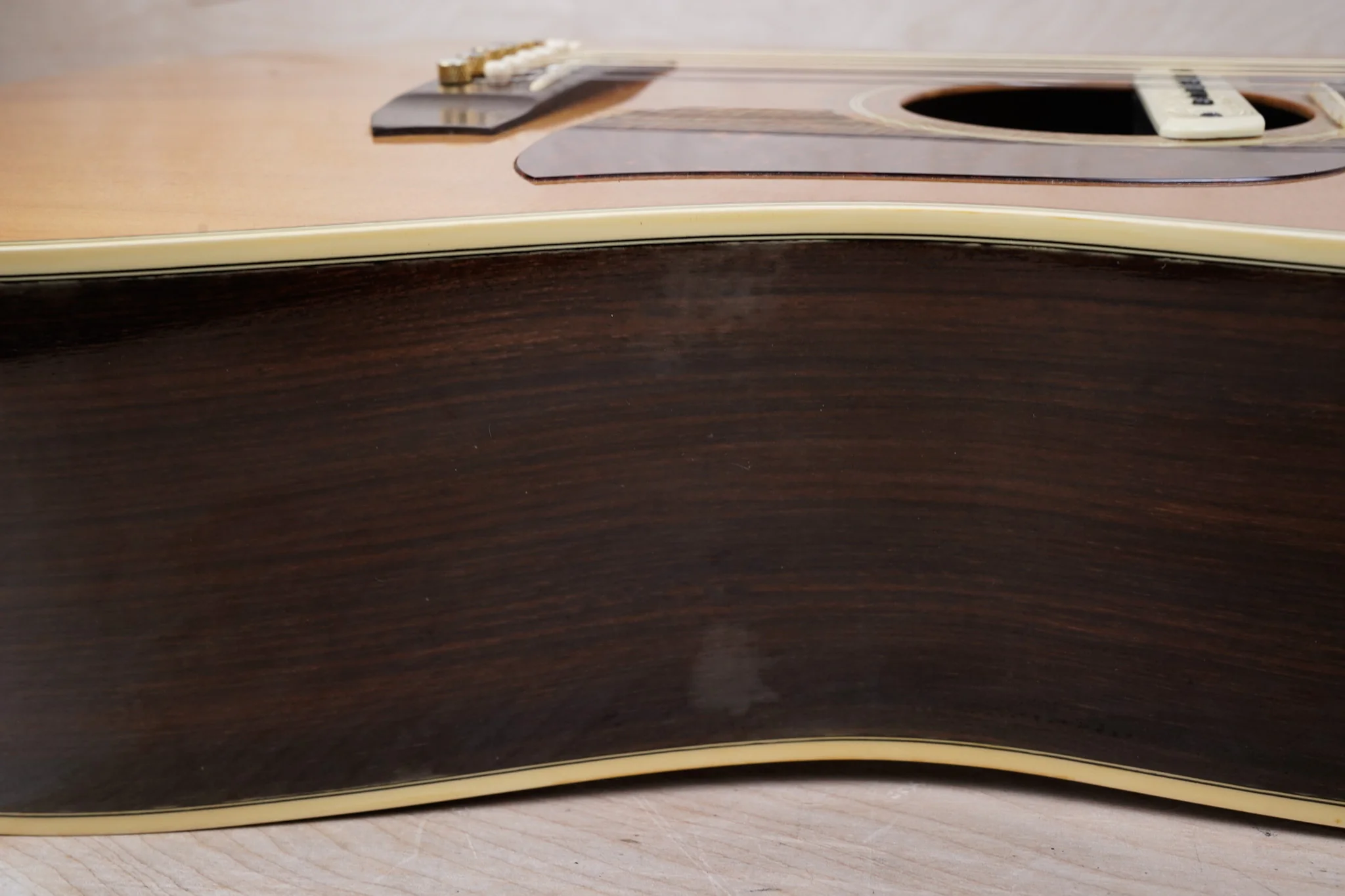 Aria SW-20T 12-String Acoustic Guitar MIJ 1980 Natural Made in Japan w/ Hard Case - Image 7
