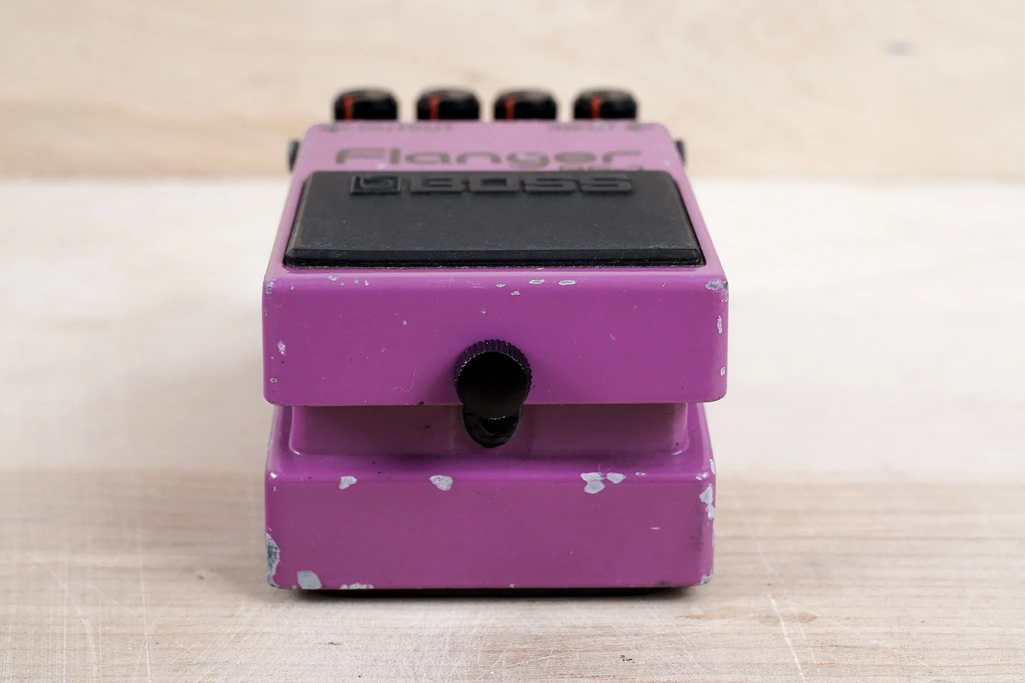 Boss BF-2 Flanger (Green Label) Purple 1985 Made in Japan MIJ - Image 3