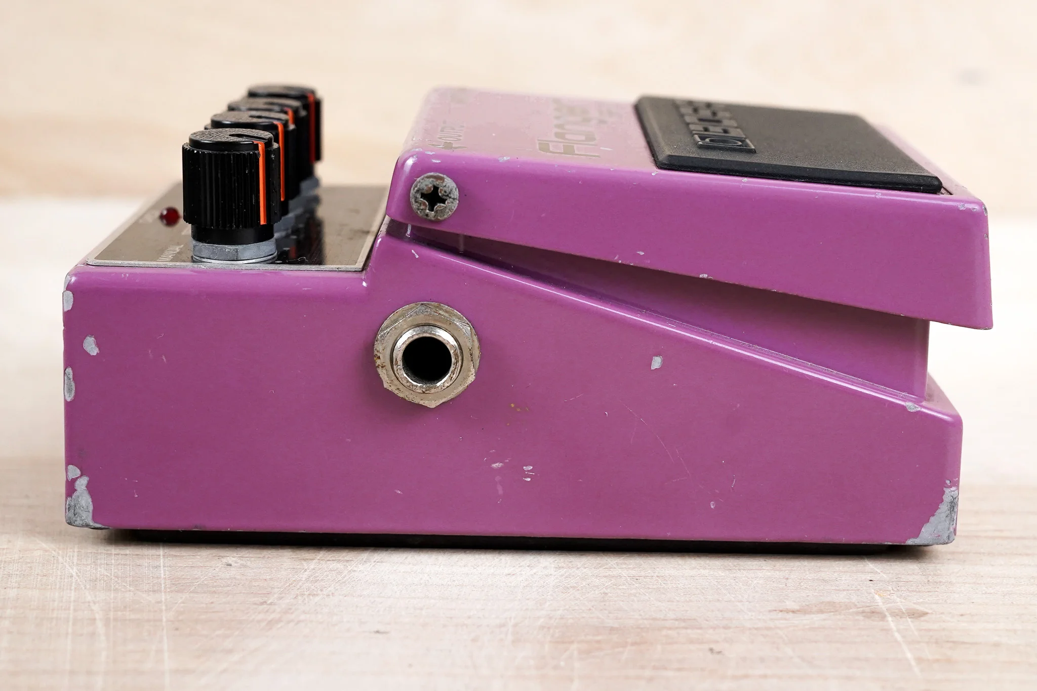 Boss BF-2 Flanger (Green Label) Purple 1985 Made in Japan MIJ - Image 6