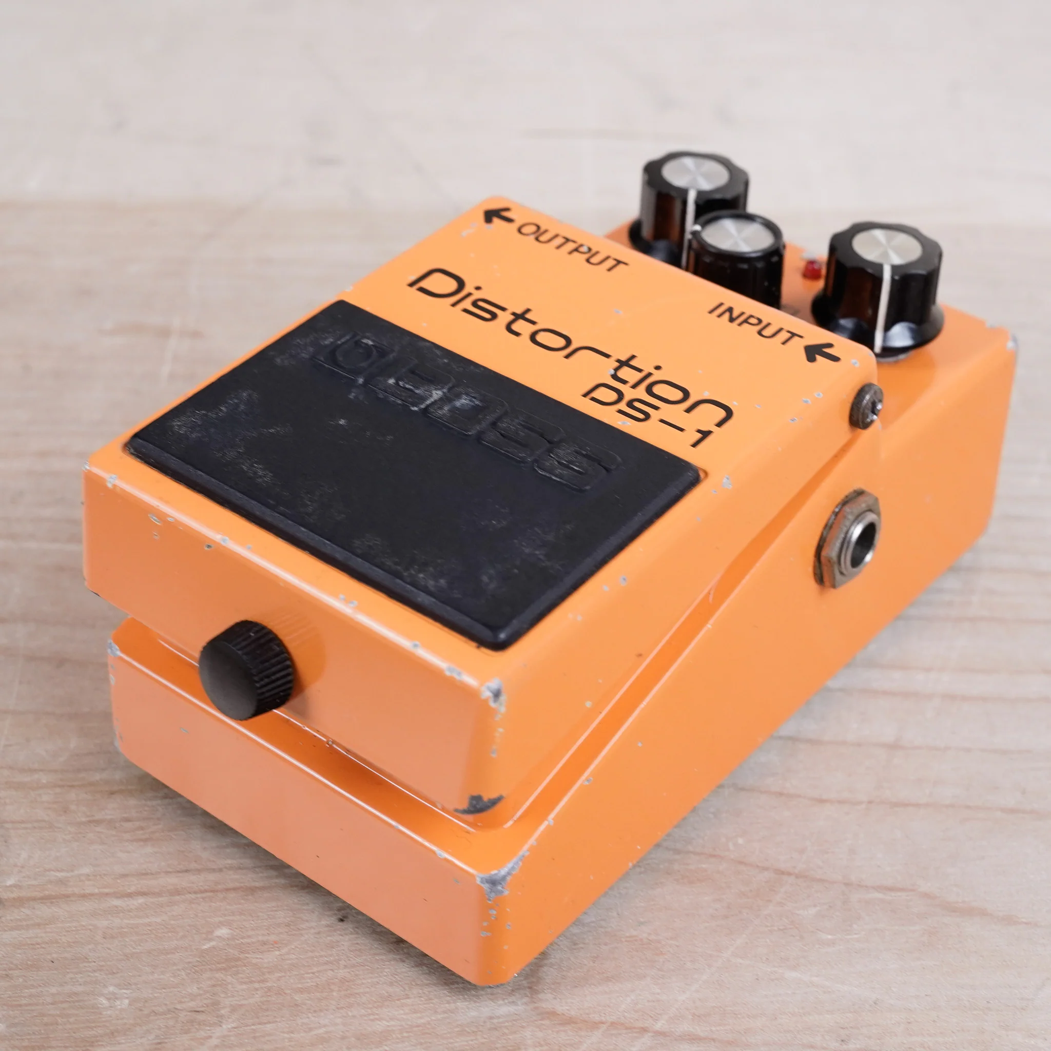 Boss DS-1 Distortion (Black Label, Long Dash) 1981 Orange ACA Made in Japan MIJ - Image 2