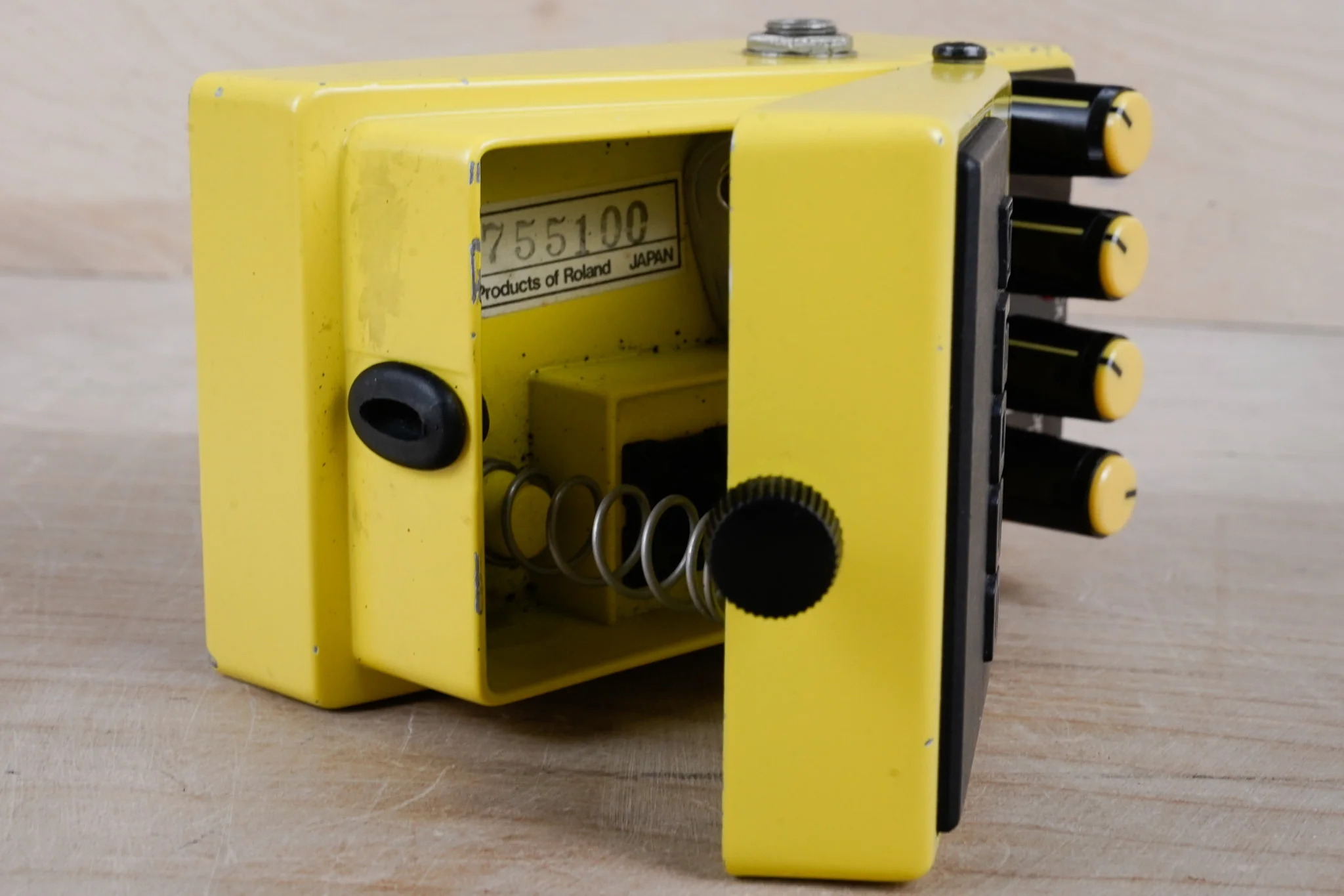 Boss OD-2 Turbo OverDrive (Black Label) 1987 Yellow Vintage Made in Japan ACA - Image 7