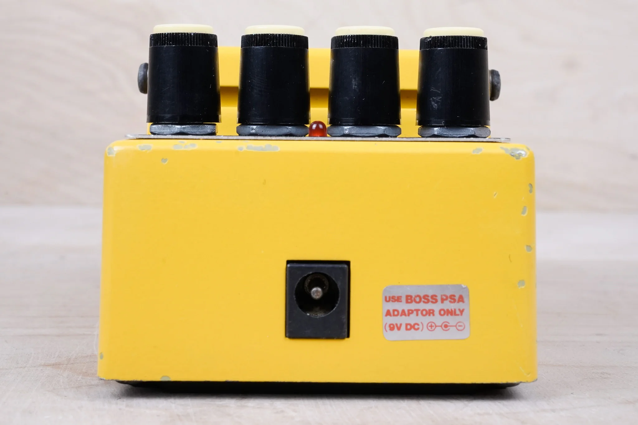 Boss OS-2 Overdrive Distortion Pedal 2007 Yellow - Image 4