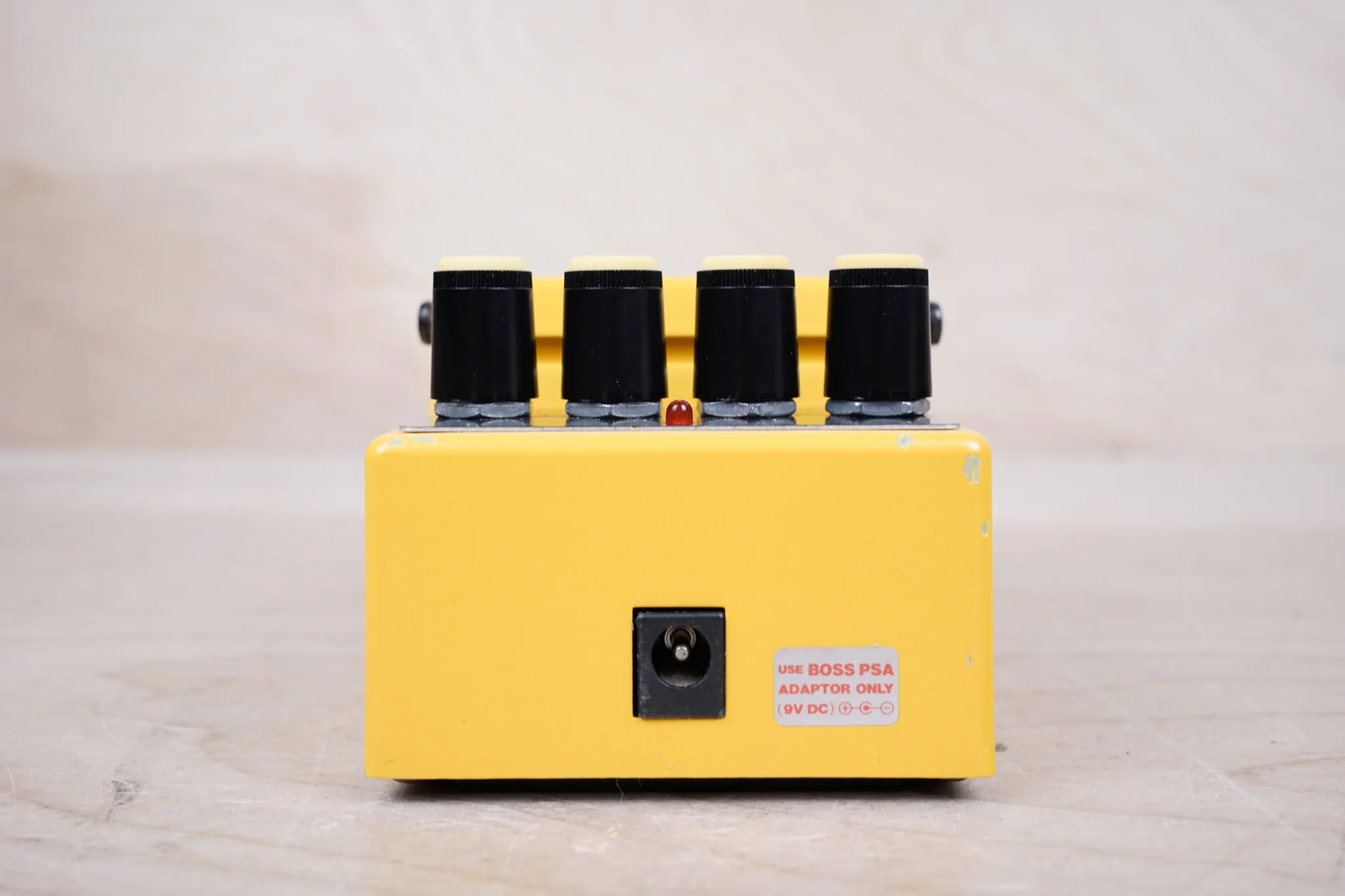 Boss OS-2 OverDrive/Distortion (Silver Label) 2010 Yellow w/ Box, Paperwork - Image 5