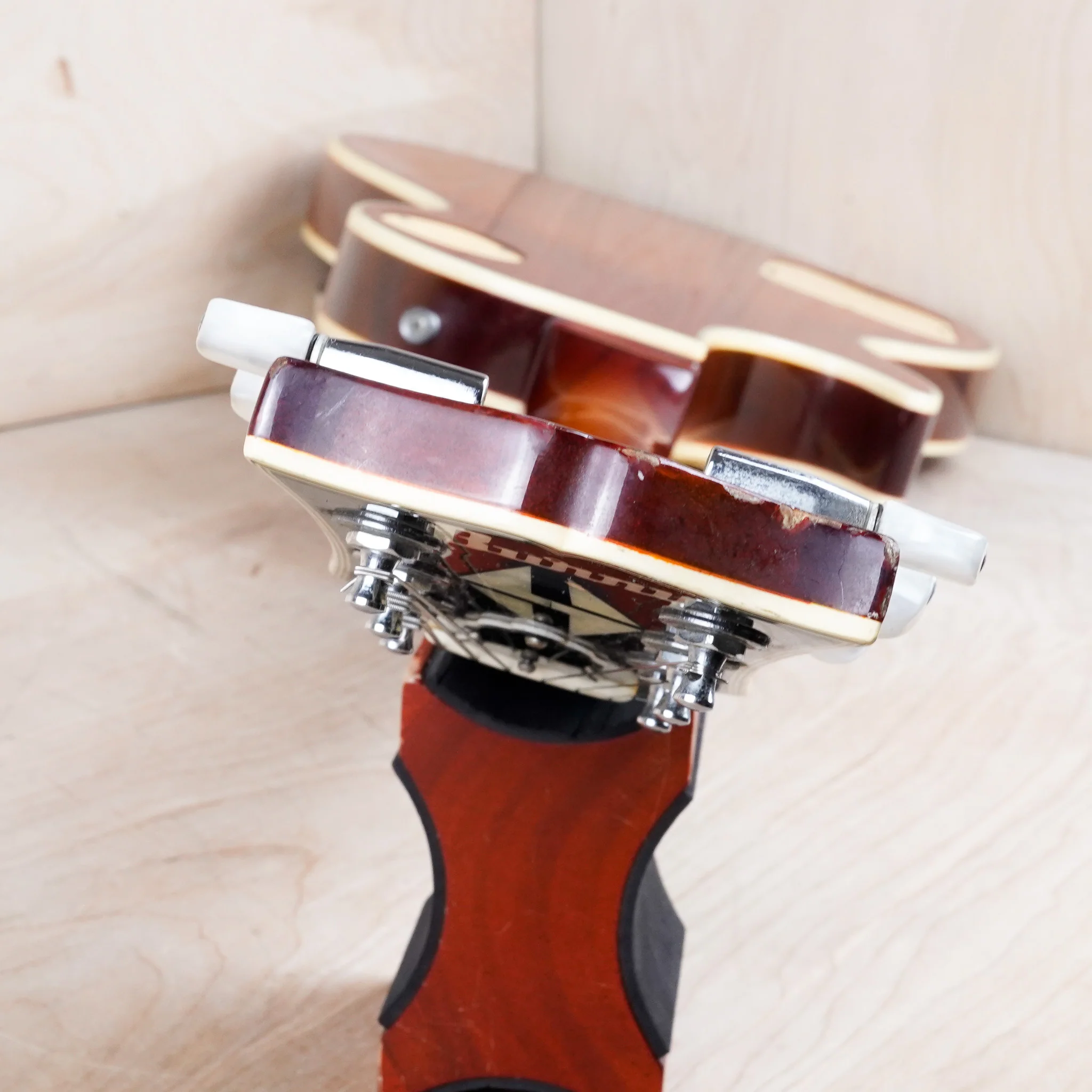 Burny LC-75AF Ace Frehley MIJ 1996 Cherry Sunburst 3PU Custom VH-1, SH-1 Japan KISS w/ Bag - Image 21