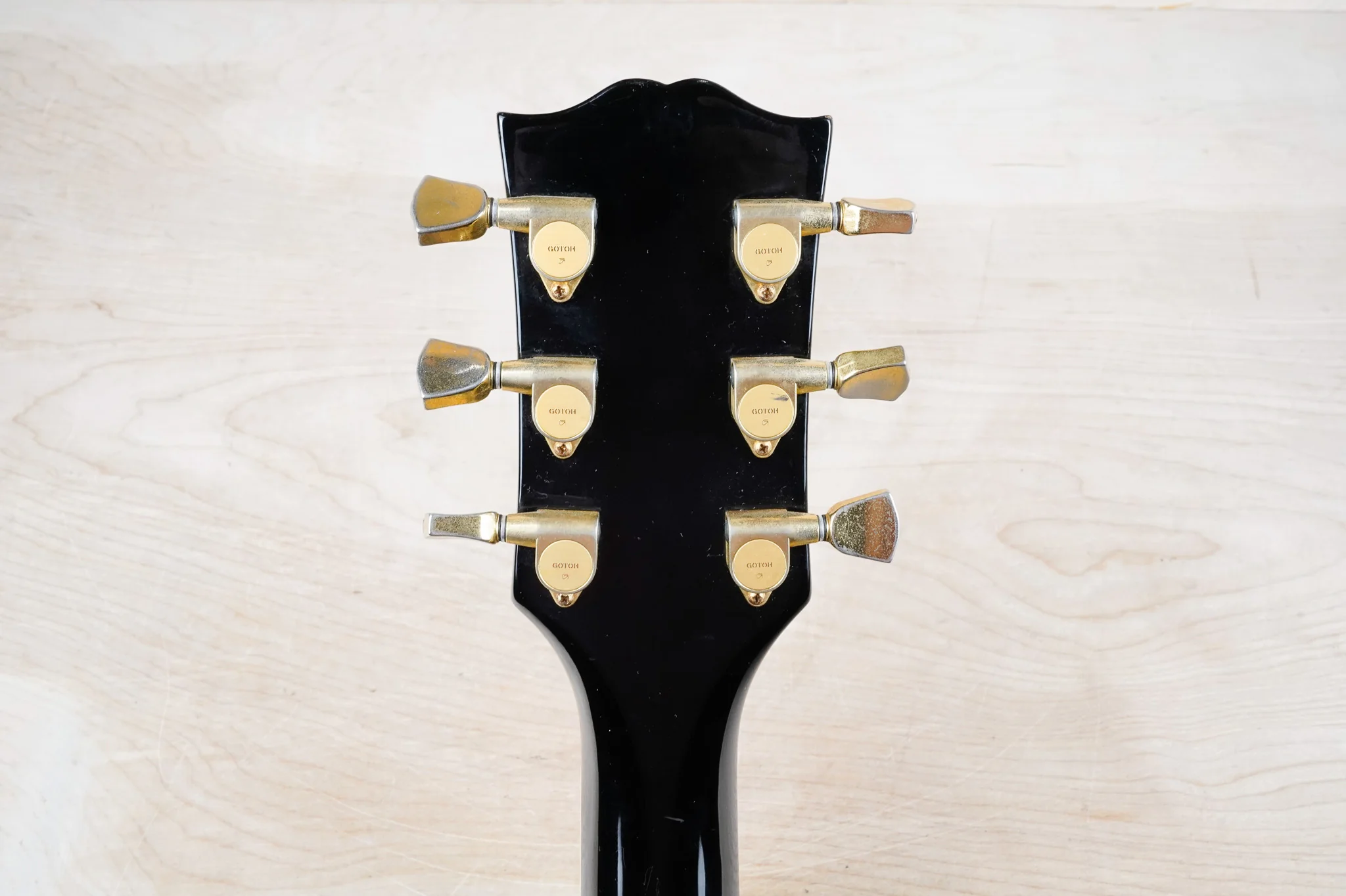 Burny RCL-65 Custom MIJ 1990 Black Beauty Made in Japan VH-1 PAF Pickups 1960 Reissue w/ Hard Case - Image 22