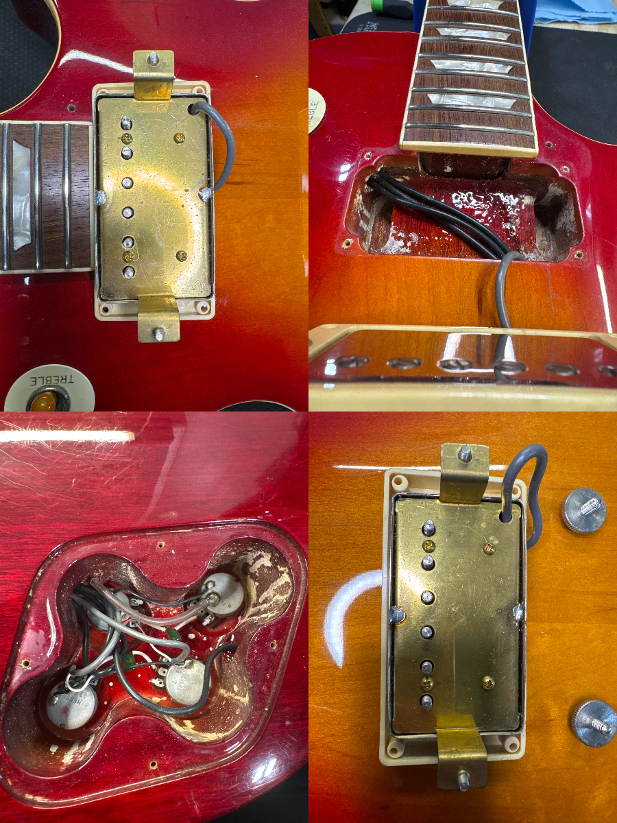 Burny Super Grade RLG-50 '59 Model MIJ 1985 Cherry Sunburst Vintage Japan w/ Bag - Image 24