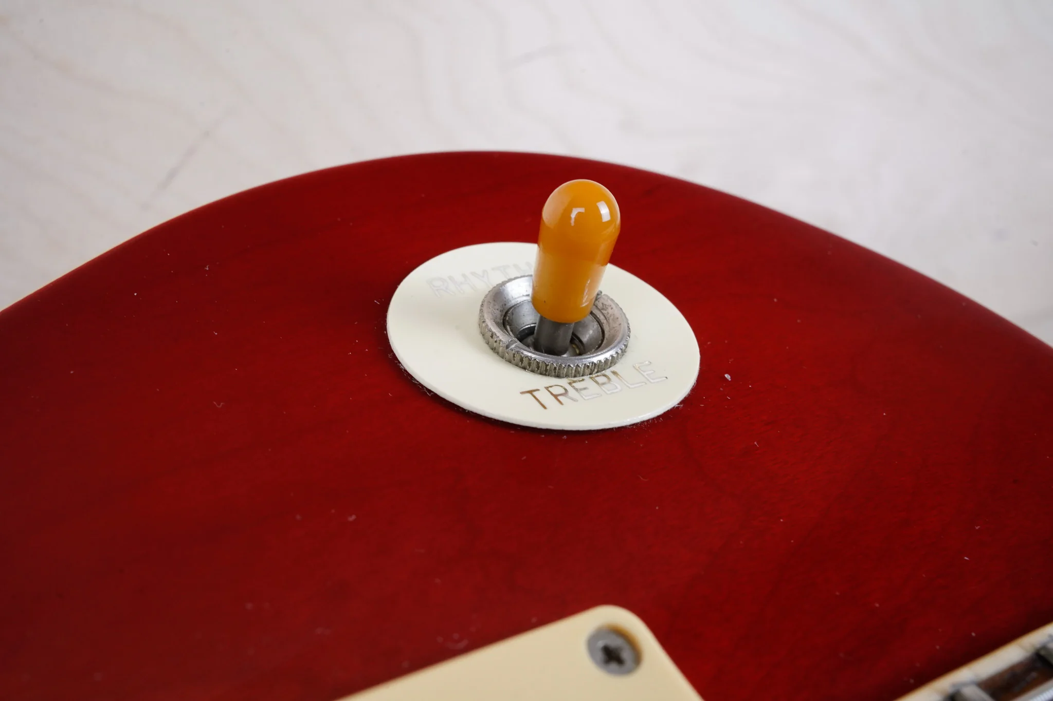 Burny Super Grade RLG-50 '59 Model MIJ 1985 Cherry Sunburst Vintage Japan w/ Bag - Image 8