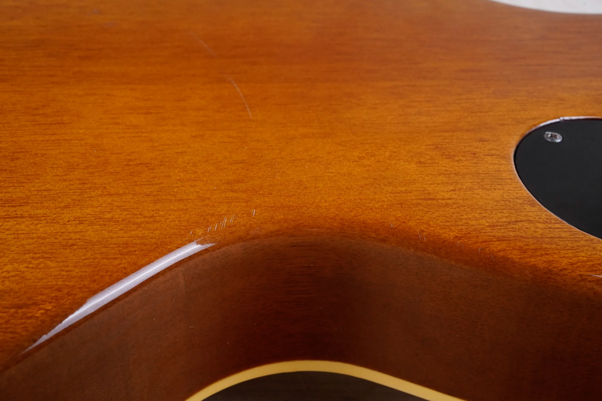 Burny Super Grade RLG-60 '59 Model MIJ 1989 Cherry Old Sunburst Flame Top Vintage Japan w/ Bag - Image 15