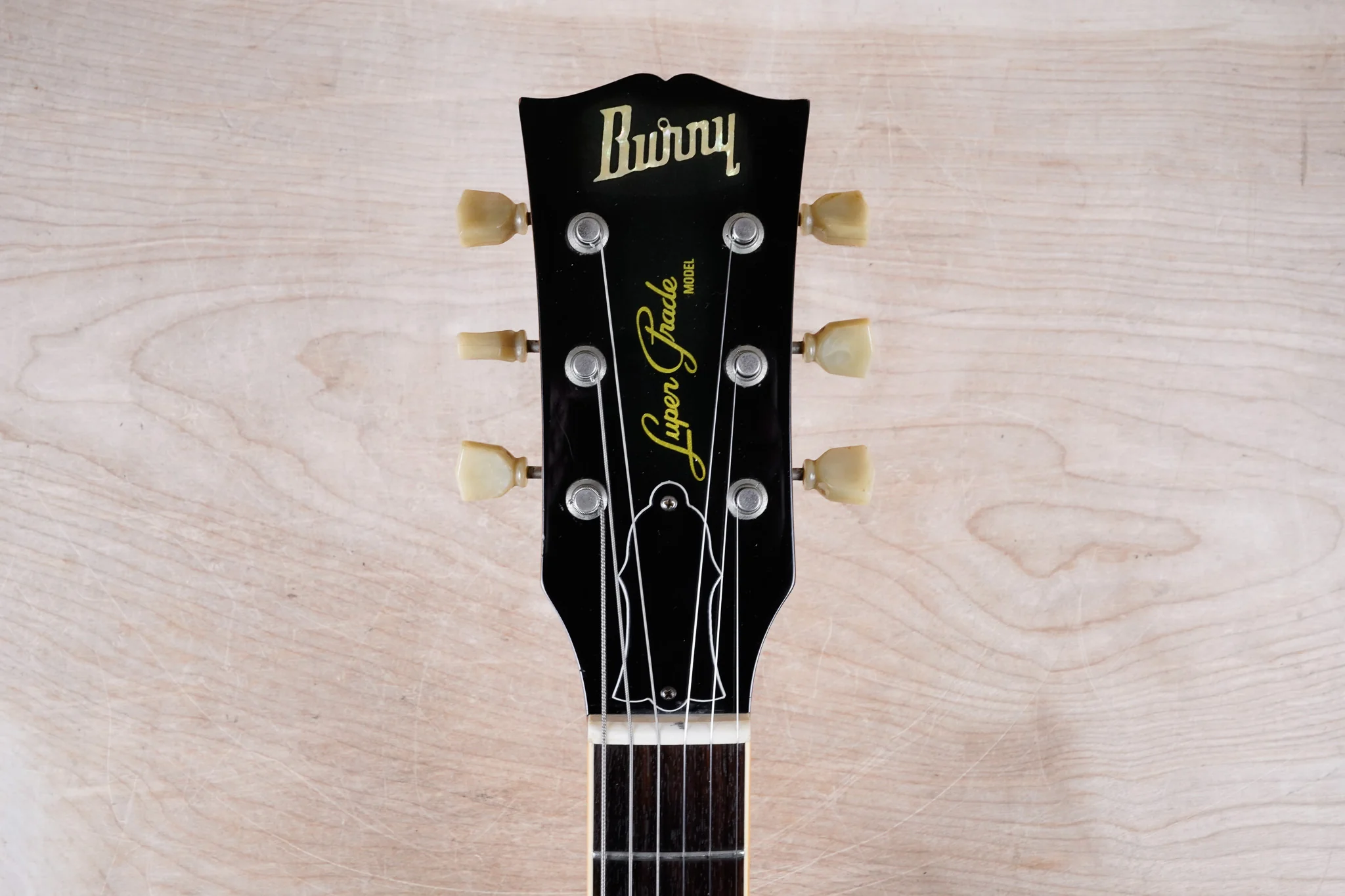Burny Super Grade RLG-60 '59 Model MIJ 1989 Cherry Old Sunburst Flame Top Vintage Japan w/ Bag - Image 19