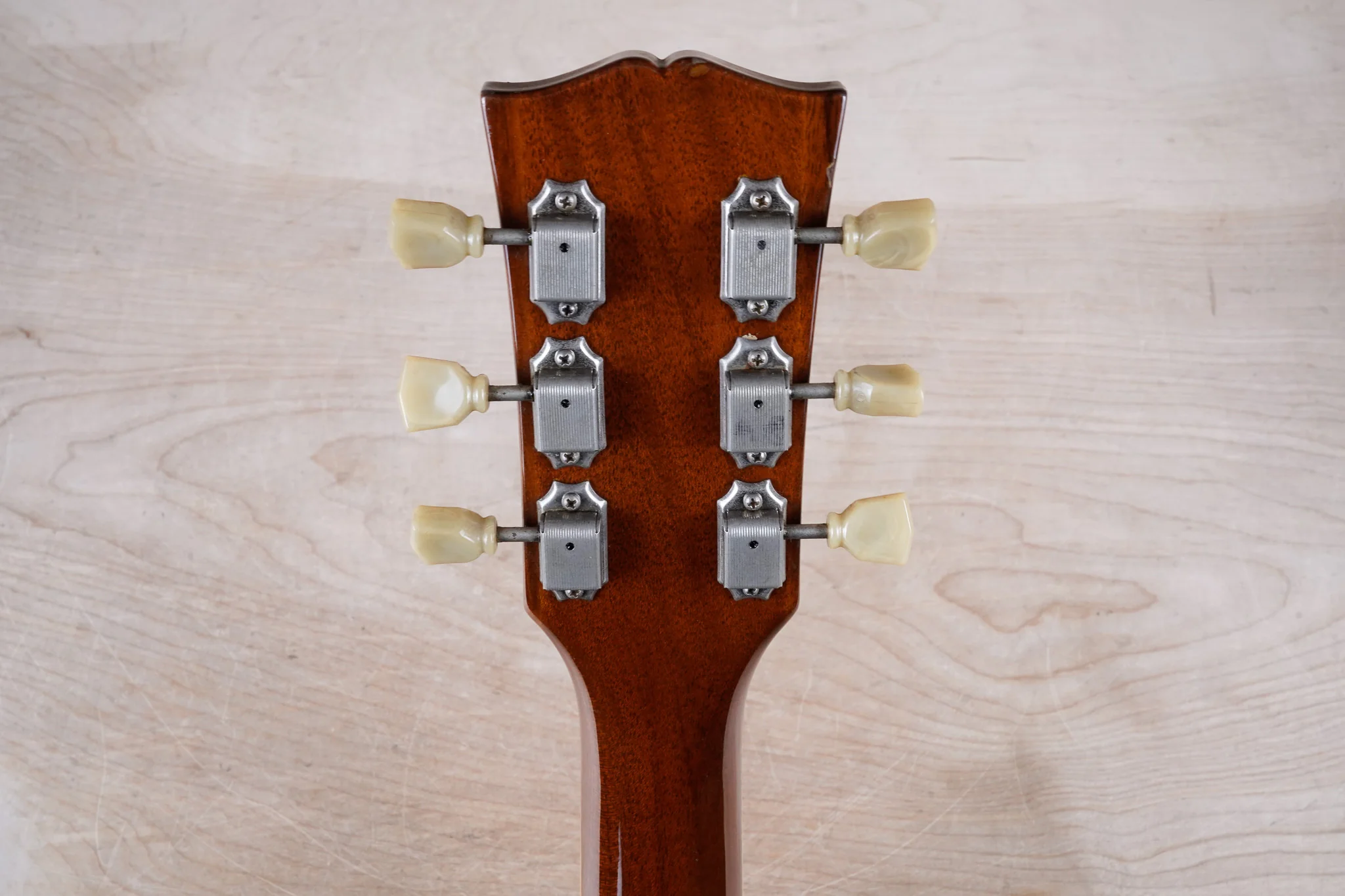 Burny Super Grade RLG-60 '59 Model MIJ 1989 Cherry Old Sunburst Flame Top Vintage Japan w/ Bag - Image 20