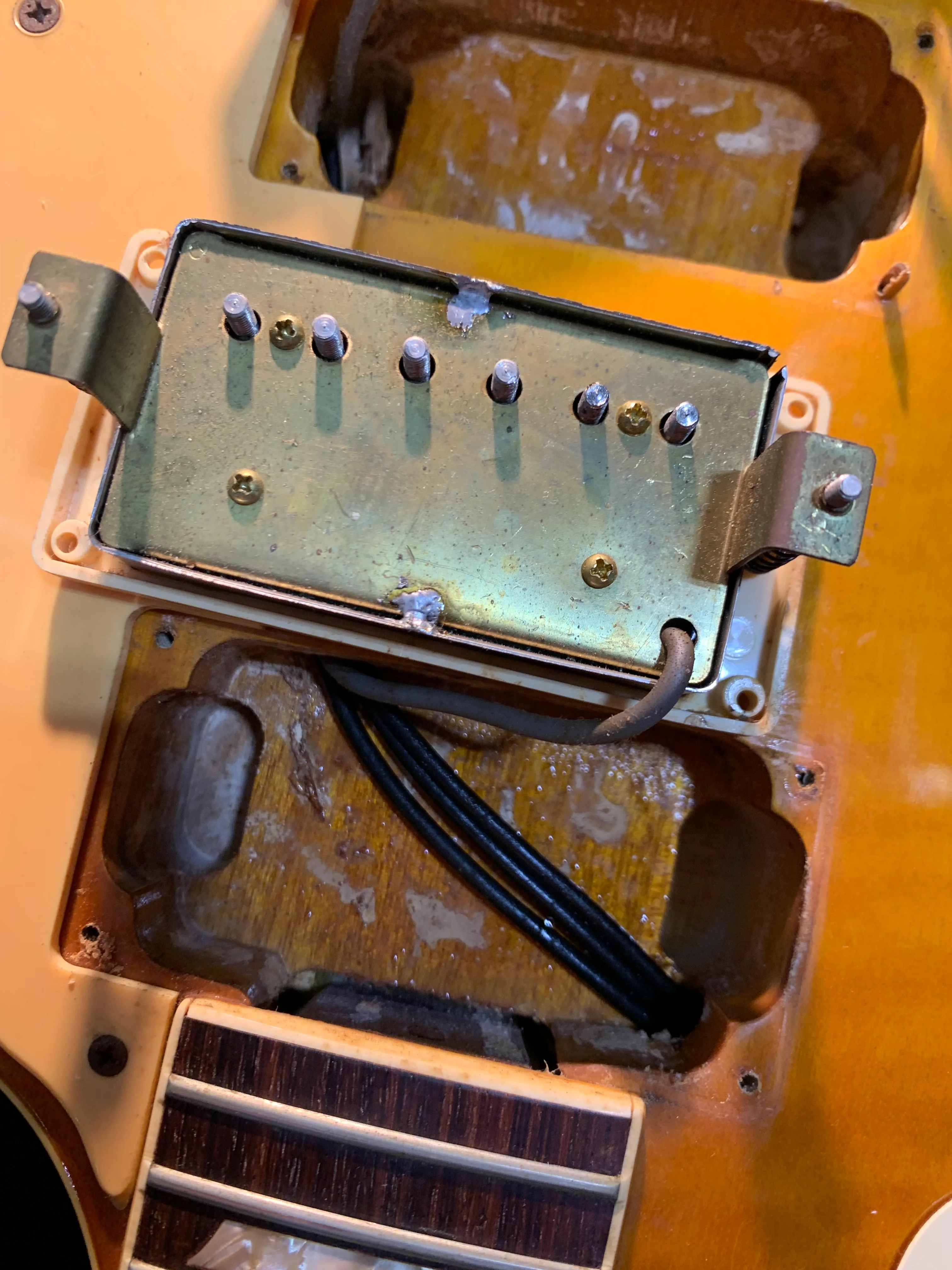 Burny Super Grade RLG-60 '59 Model MIJ 1989 Cherry Old Sunburst Flame Top Vintage Japan w/ Bag - Image 22