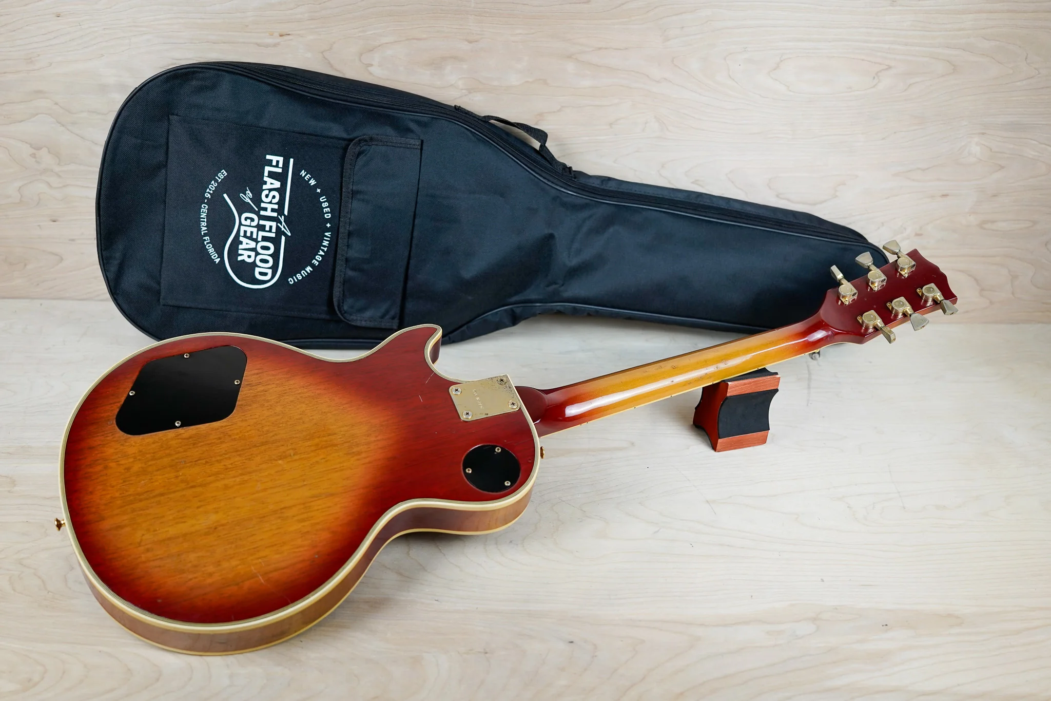Tomson Single Cut Custom 1980's Sunburst Vintage Made in Japan MIJ w/ Bag - Image 10