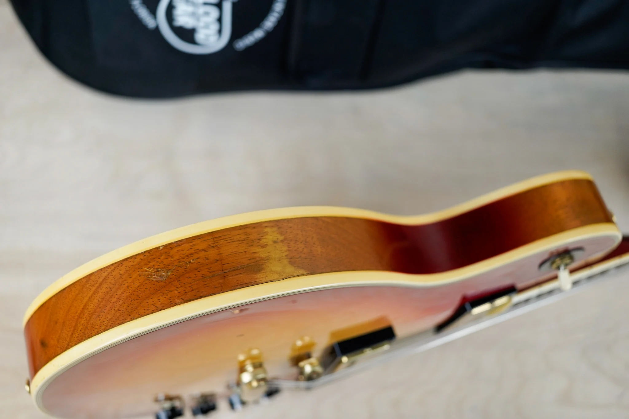 Tomson Single Cut Custom 1980's Sunburst Vintage Made in Japan MIJ w/ Bag - Image 19