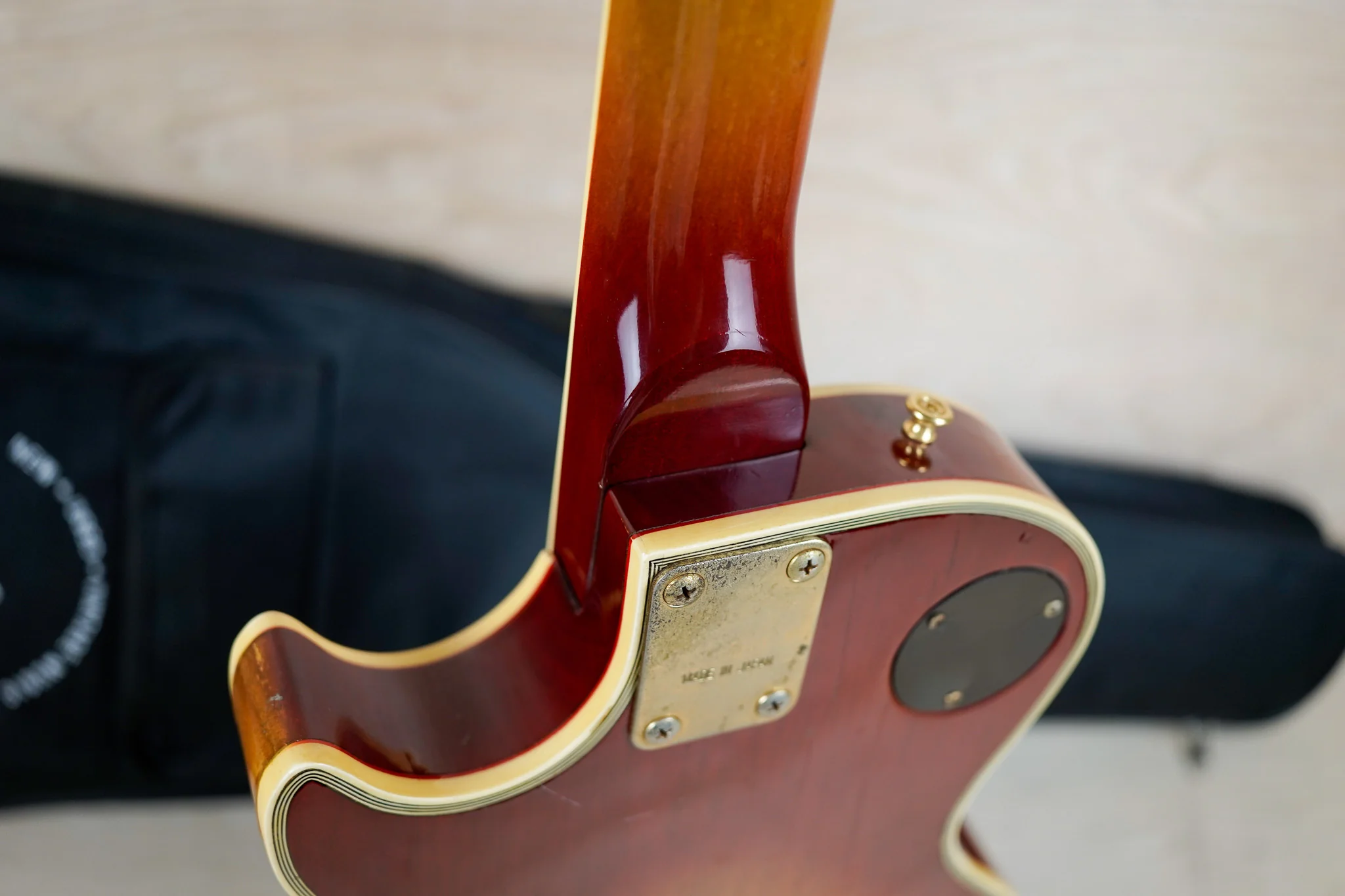 Tomson Single Cut Custom 1980's Sunburst Vintage Made in Japan MIJ w/ Bag - Image 21