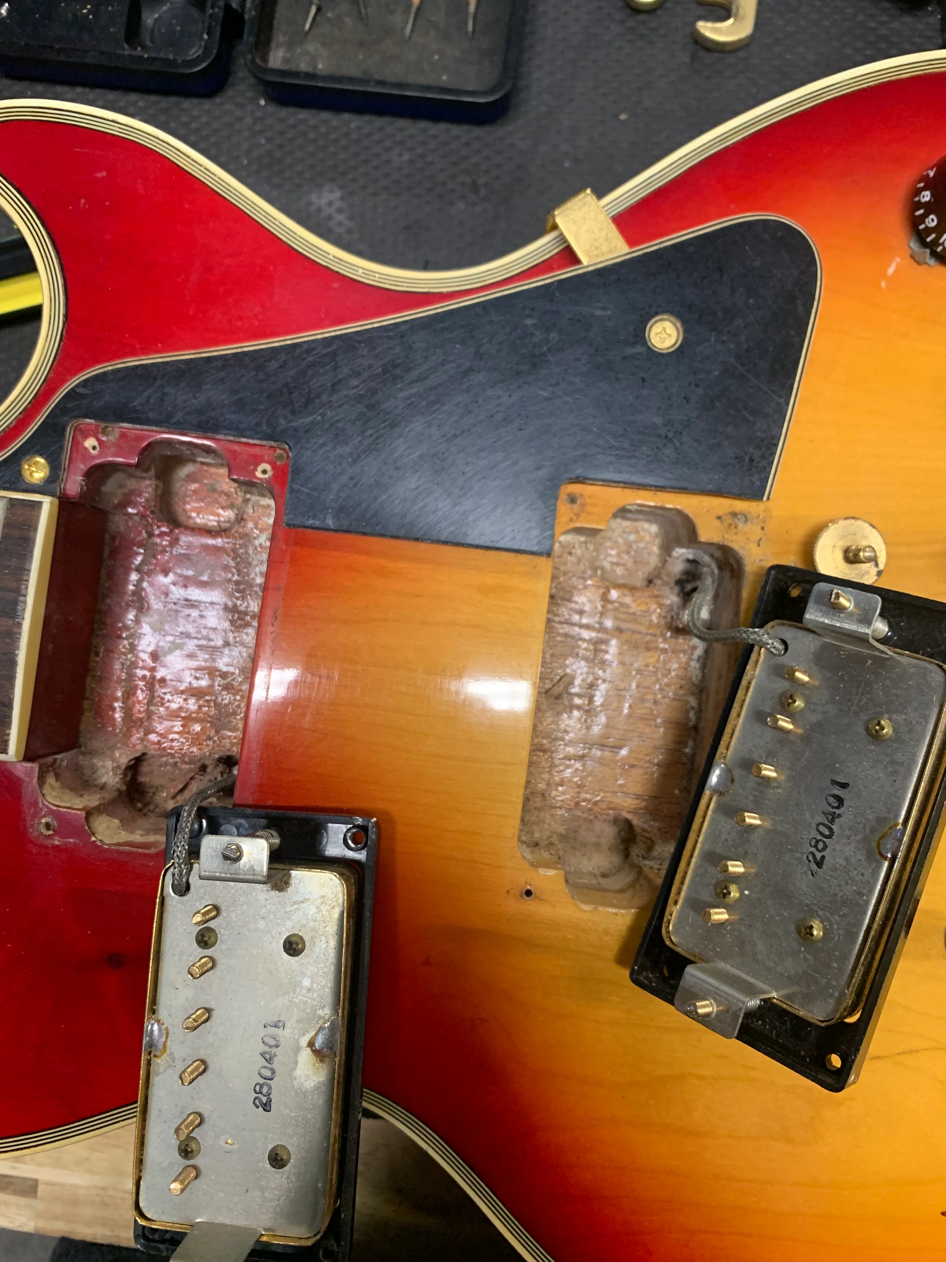 Tomson Single Cut Custom 1980's Sunburst Vintage Made in Japan MIJ w/ Bag - Image 25