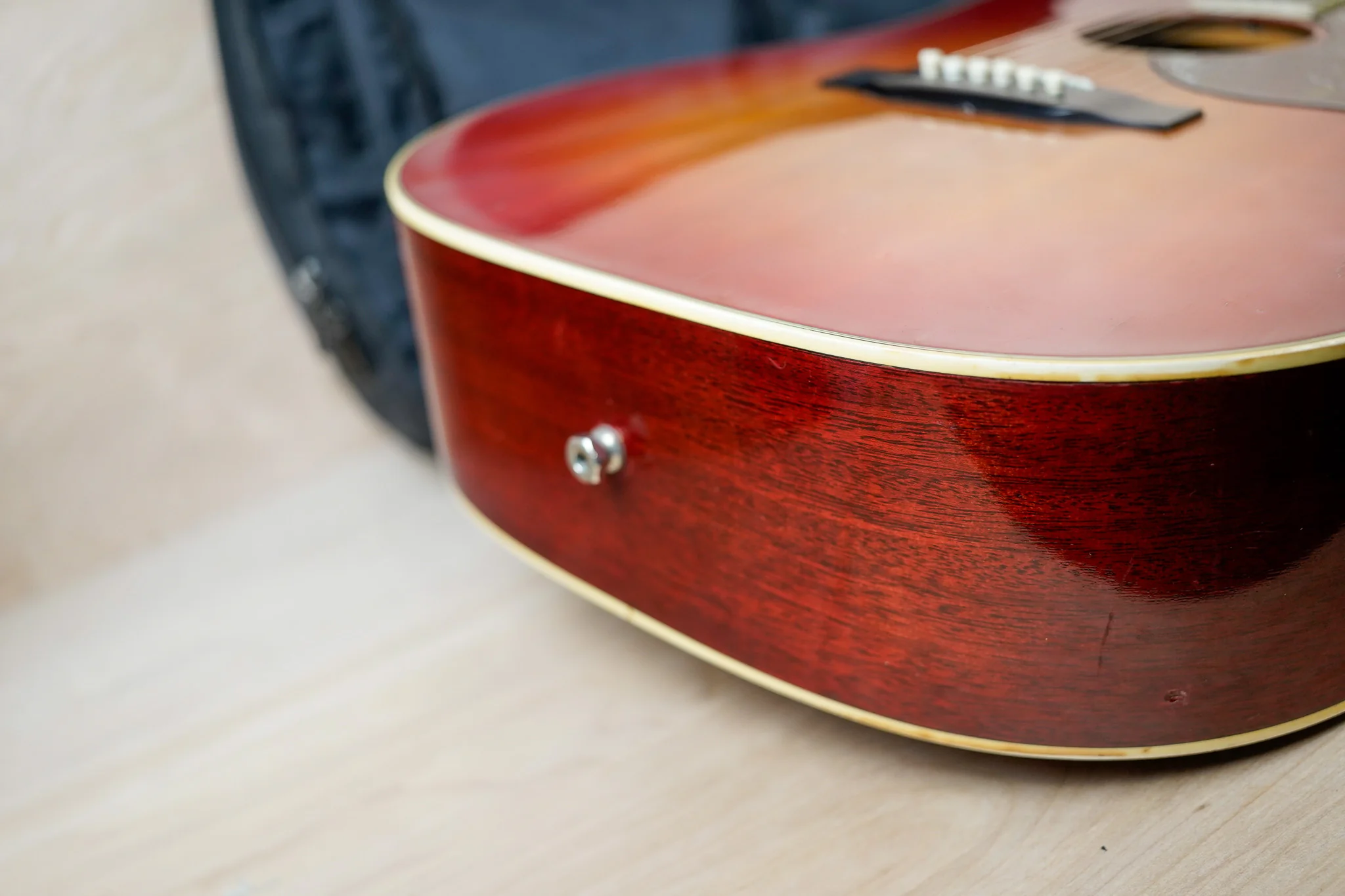 Morris WH-20 MIJ 1978 Red Sunburst Vintage Made in Japan MIJ w/ Bag - Image 12