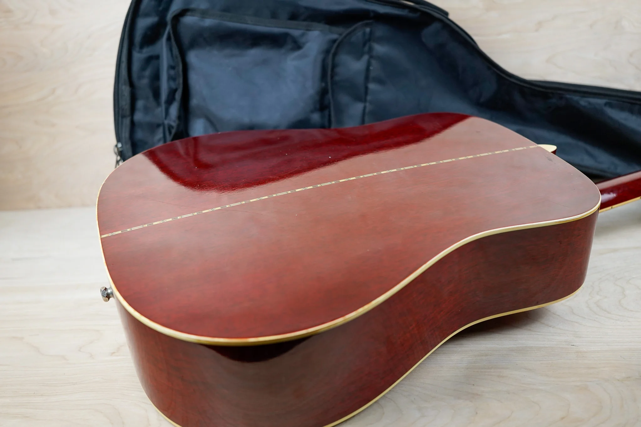 Morris WH-20 MIJ 1978 Red Sunburst Vintage Made in Japan MIJ w/ Bag - Image 19