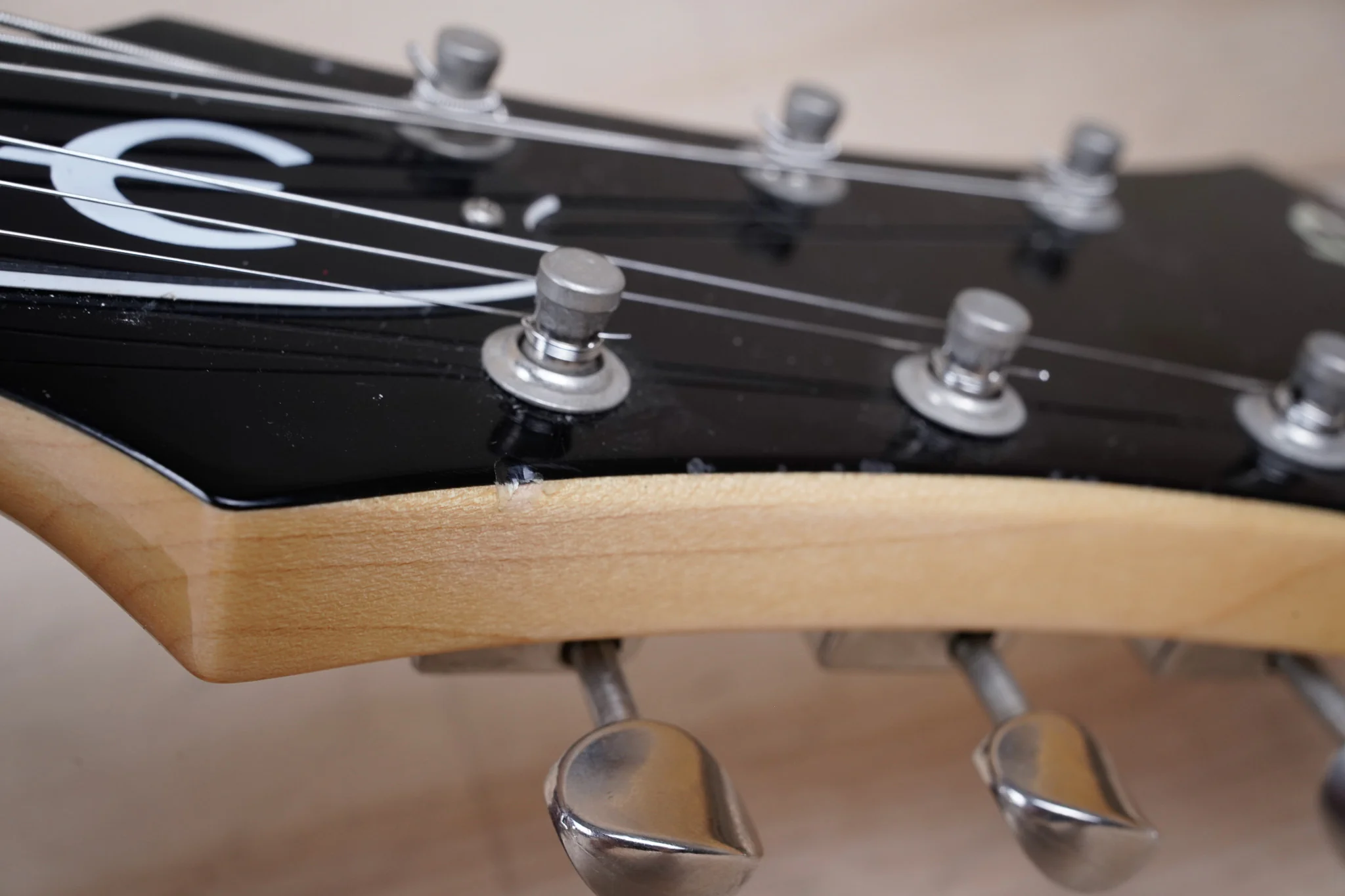 Epiphone Casino MIJ 1996 Natural Export Market Version Tereda Maple Neck Made in Japan w/ Hard Case - Image 11