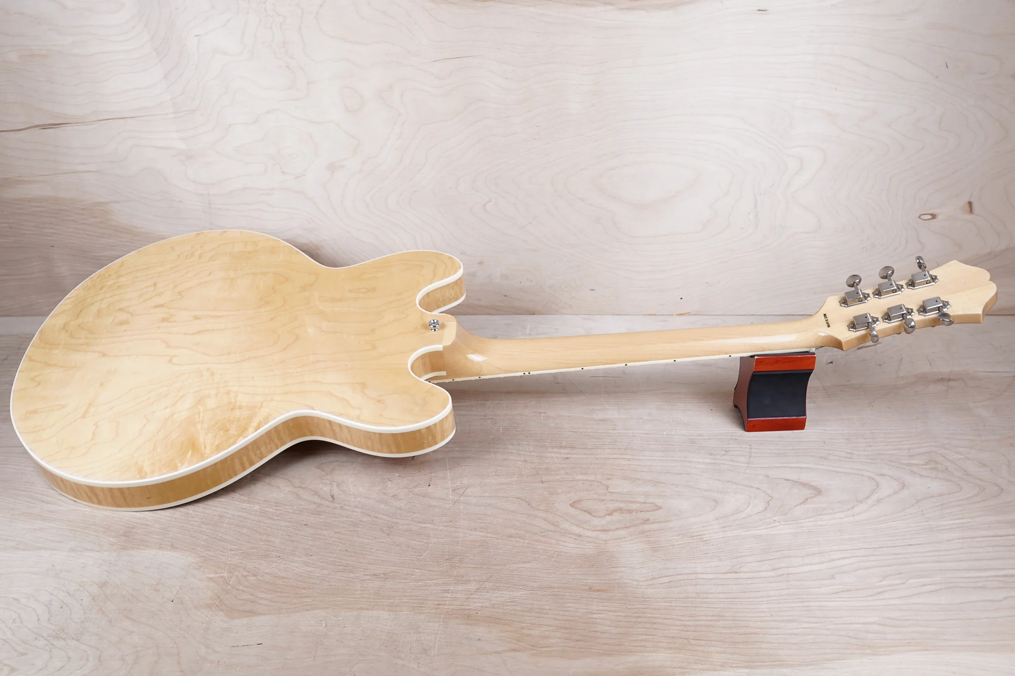 Epiphone Casino MIJ 1996 Natural Export Market Version Tereda Maple Neck Made in Japan w/ Hard Case - Image 12