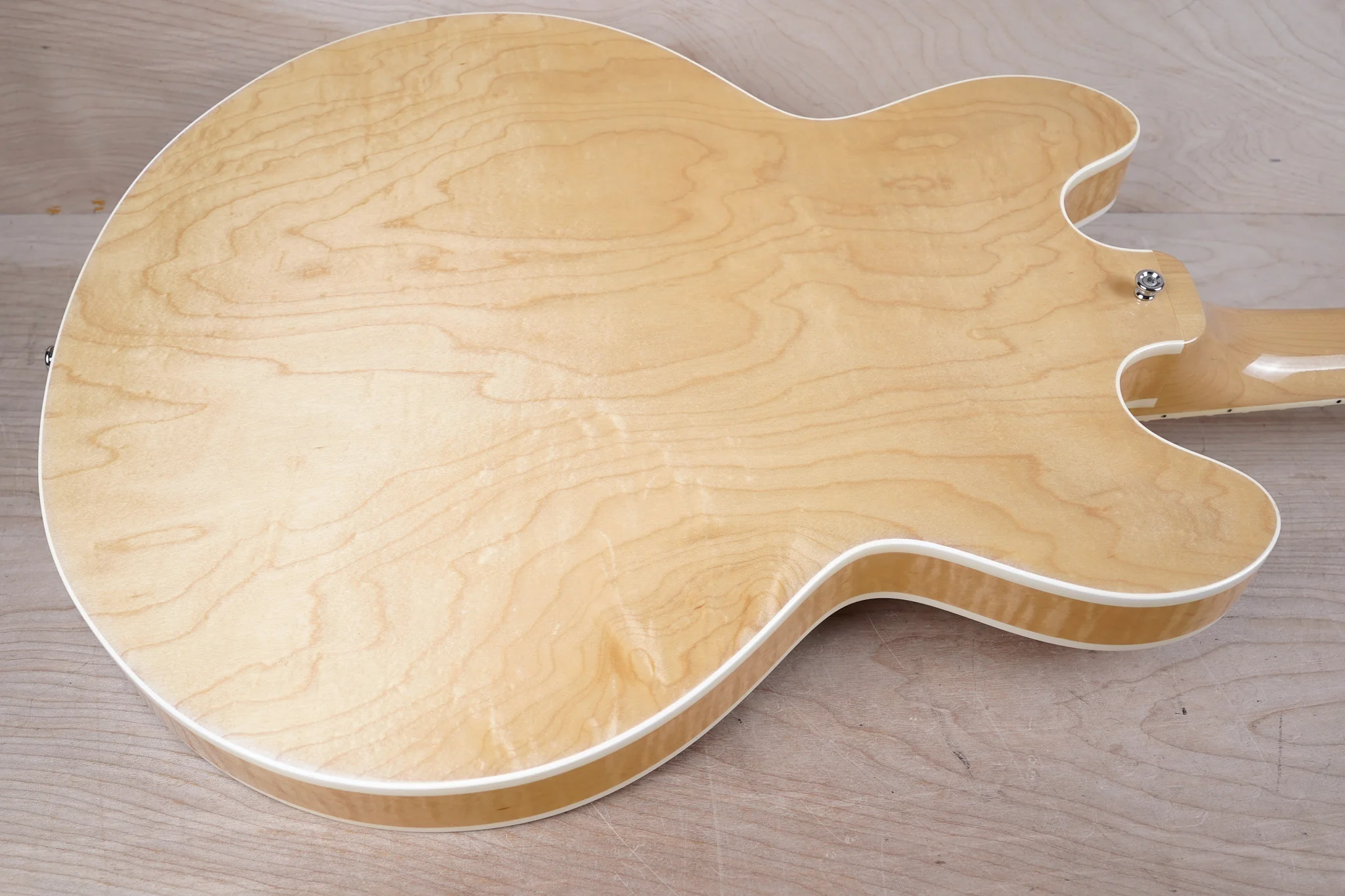 Epiphone Casino MIJ 1996 Natural Export Market Version Tereda Maple Neck Made in Japan w/ Hard Case - Image 13