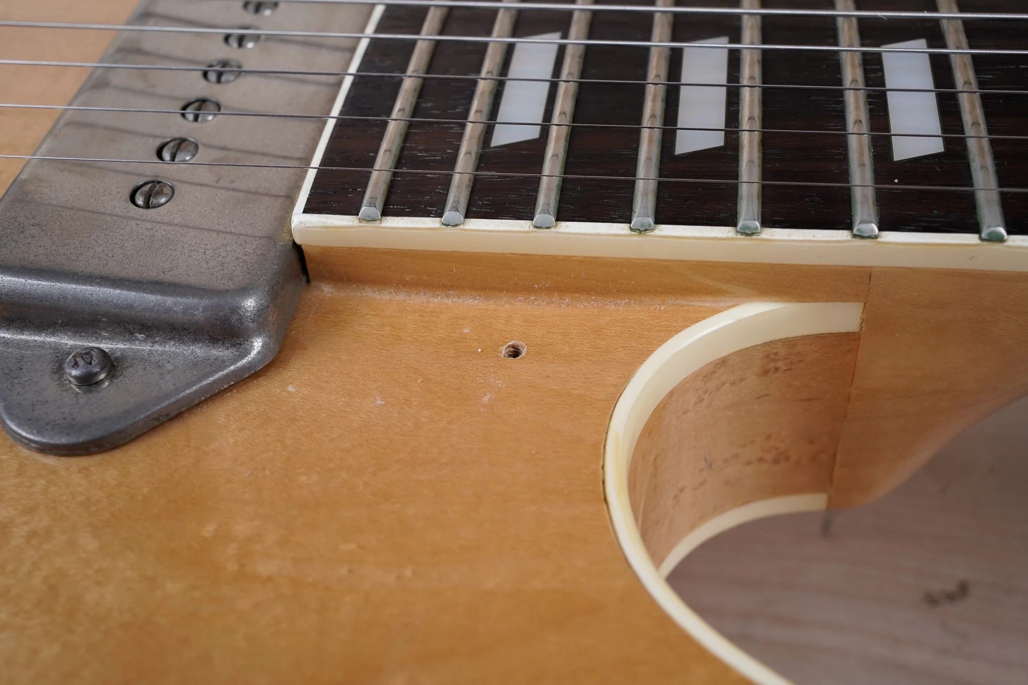 Epiphone Casino Hollow Body Electric Guitar MIJ 1991 Natural Tereda Factory Made in Japan w/ Hard Case - Image 8