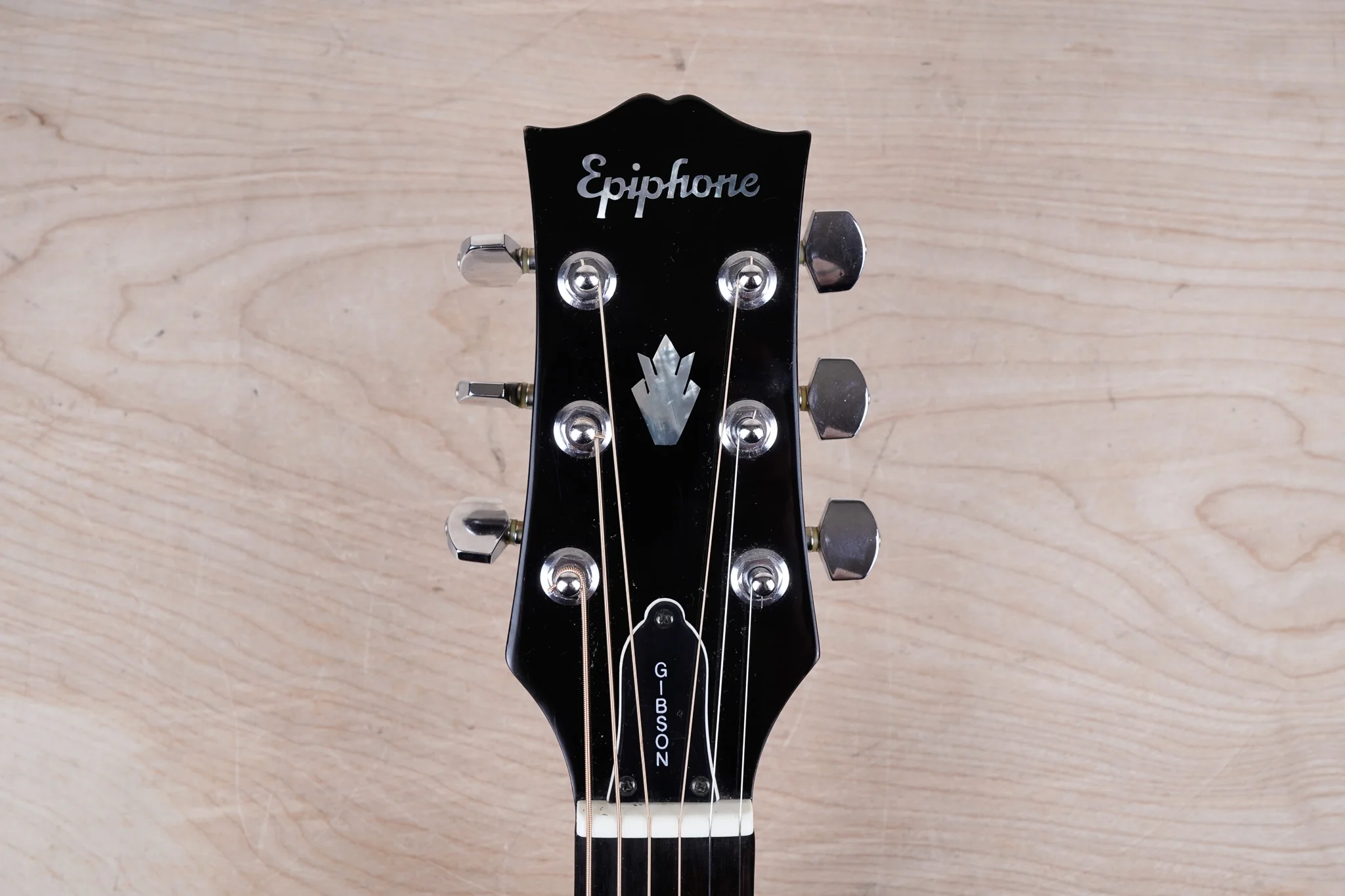 Epiphone PR-350B 1999 Ebony Acoustic Guitar w/ Bag - Image 16