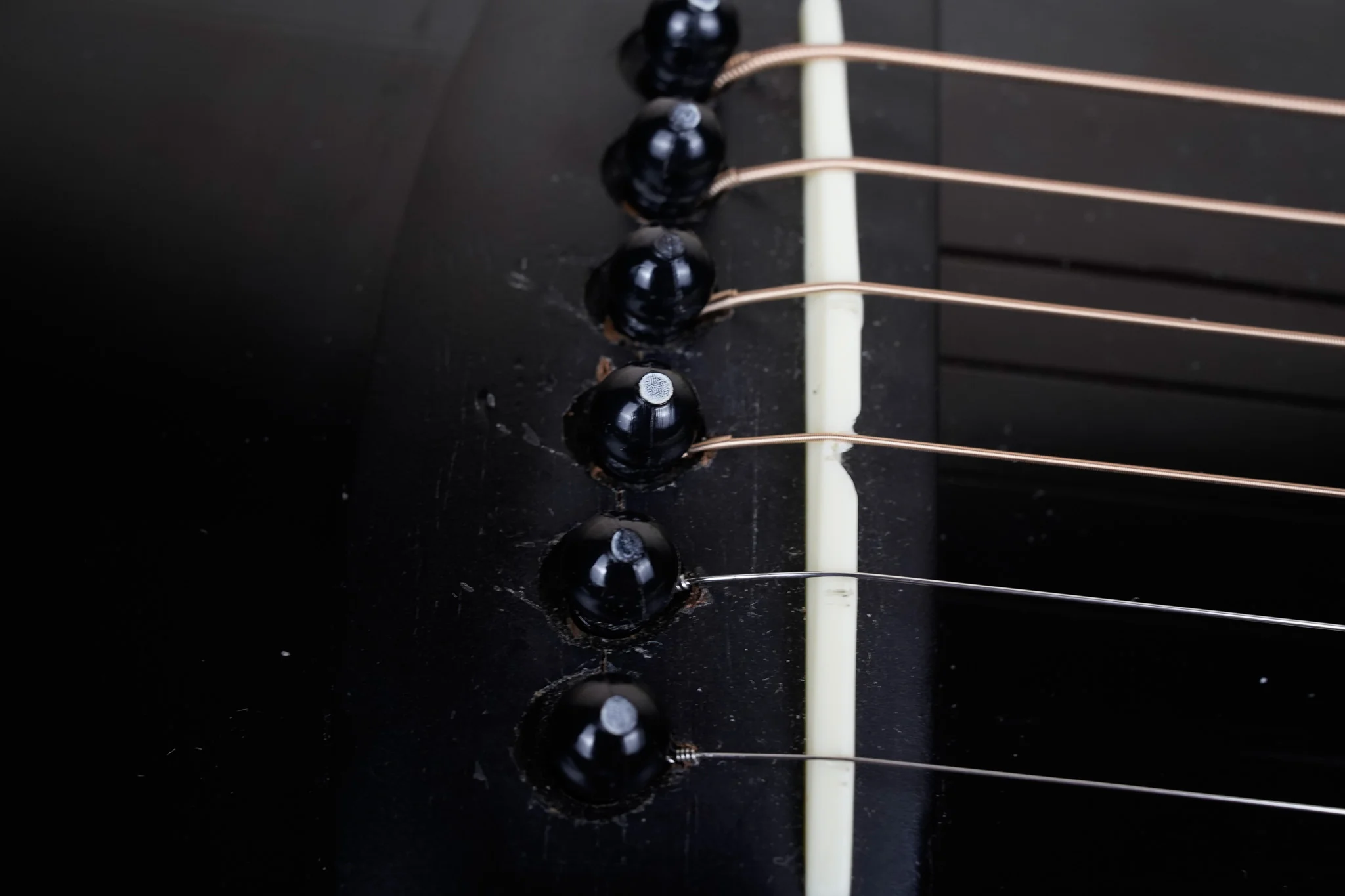 Epiphone PR-350B 1999 Ebony Acoustic Guitar w/ Bag - Image 9