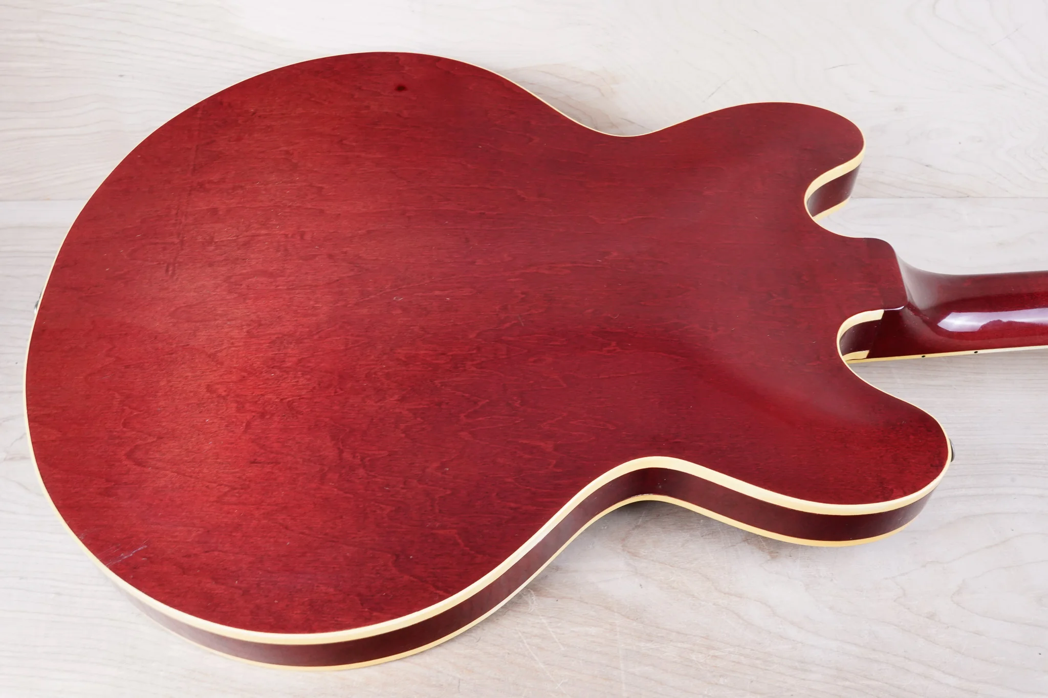 Epiphone Riviera (Japanese Domestic) Vintage 1970s Cherry Vintage Semi-Hollow w/ Hard Case - Image 11