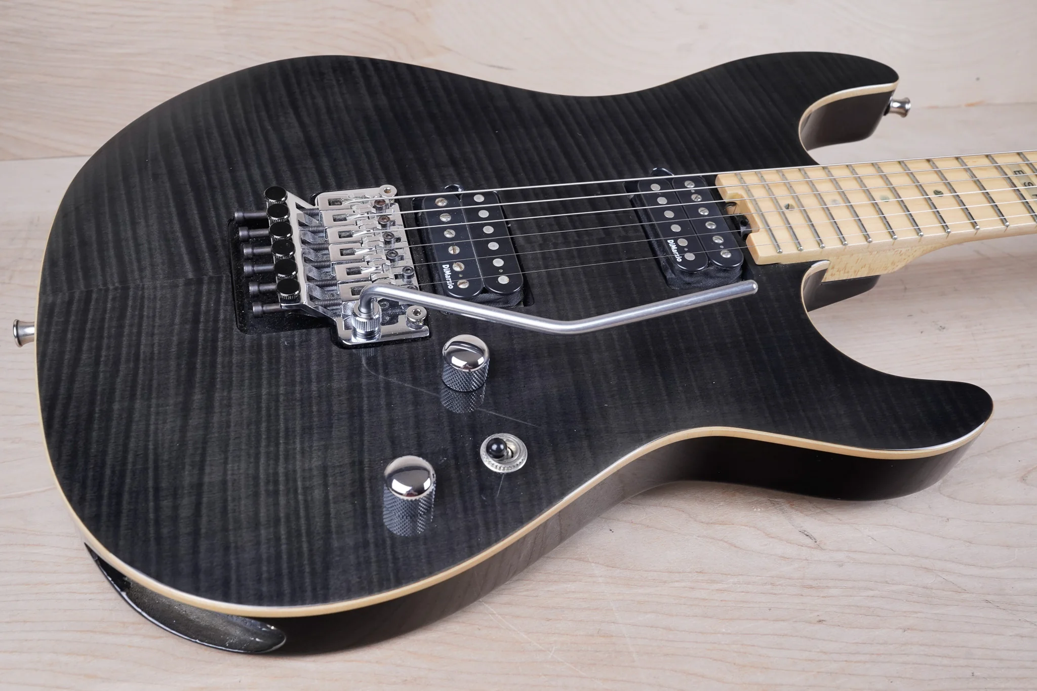 ESP E-II ST-2 MIJ 2013 See Thru Black Japan w/ OHSC - Image 4