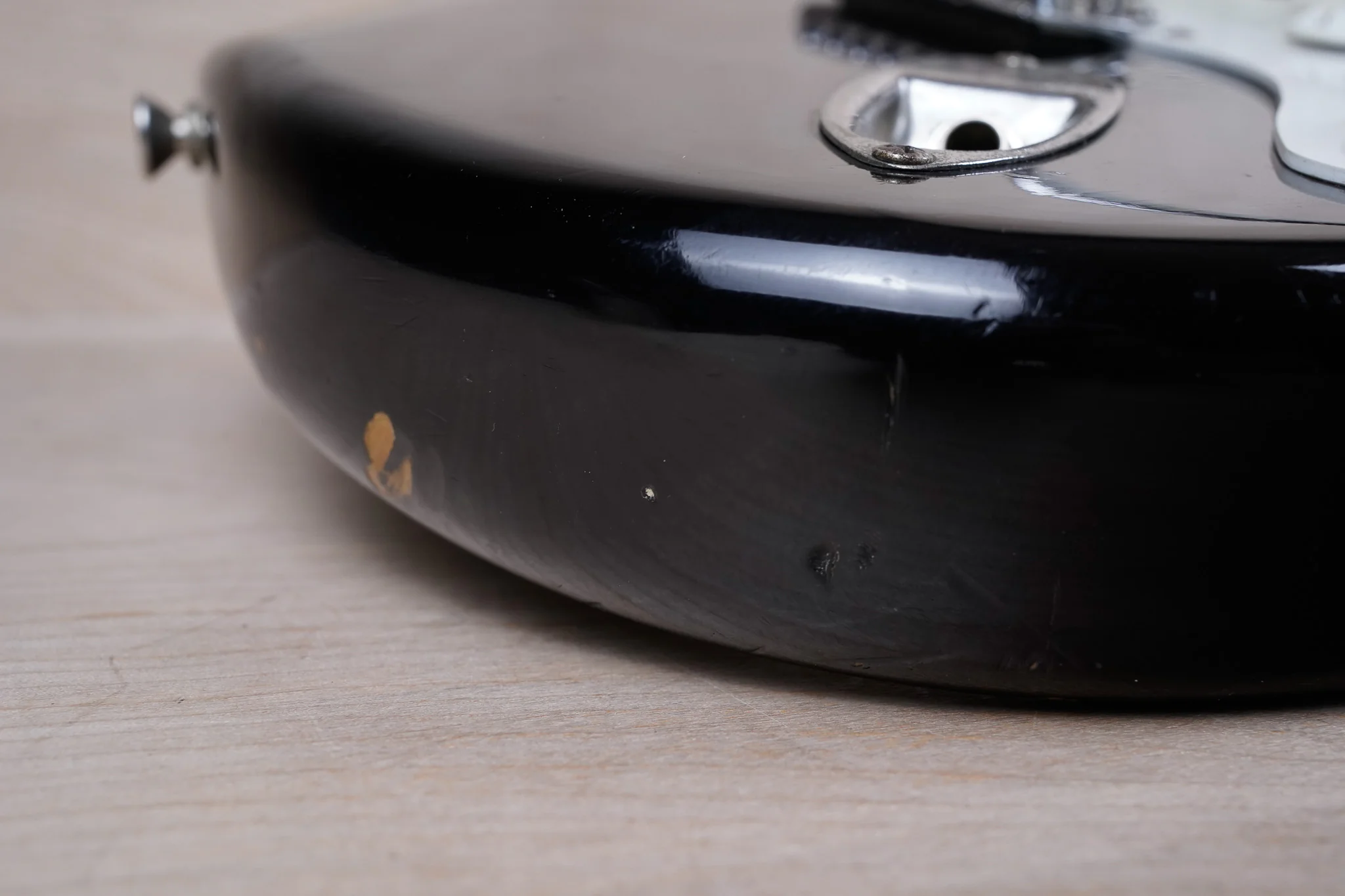Fender 40th Anniversary ST54-70AS Stratocaster Reissue MIJ 1994 Black Japan w/ Foto Flame Neck w/ Bag - Image 6