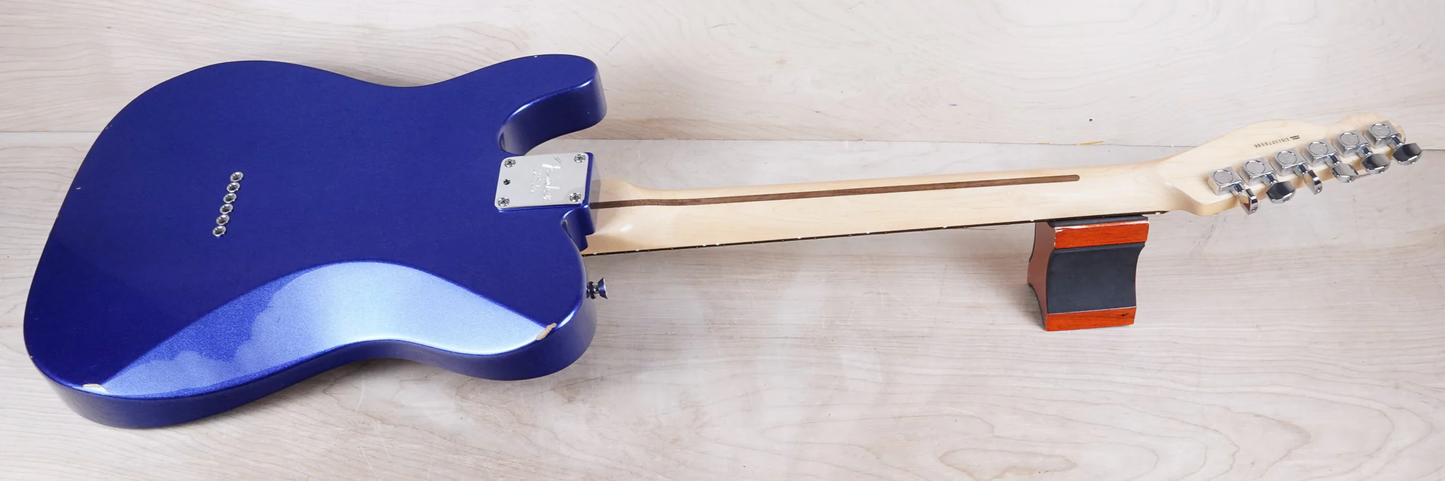 Fender American Standard Telecaster 2013 Mystic Blue with Klein Fat Man Pickups USA w/ Bag - Image 7