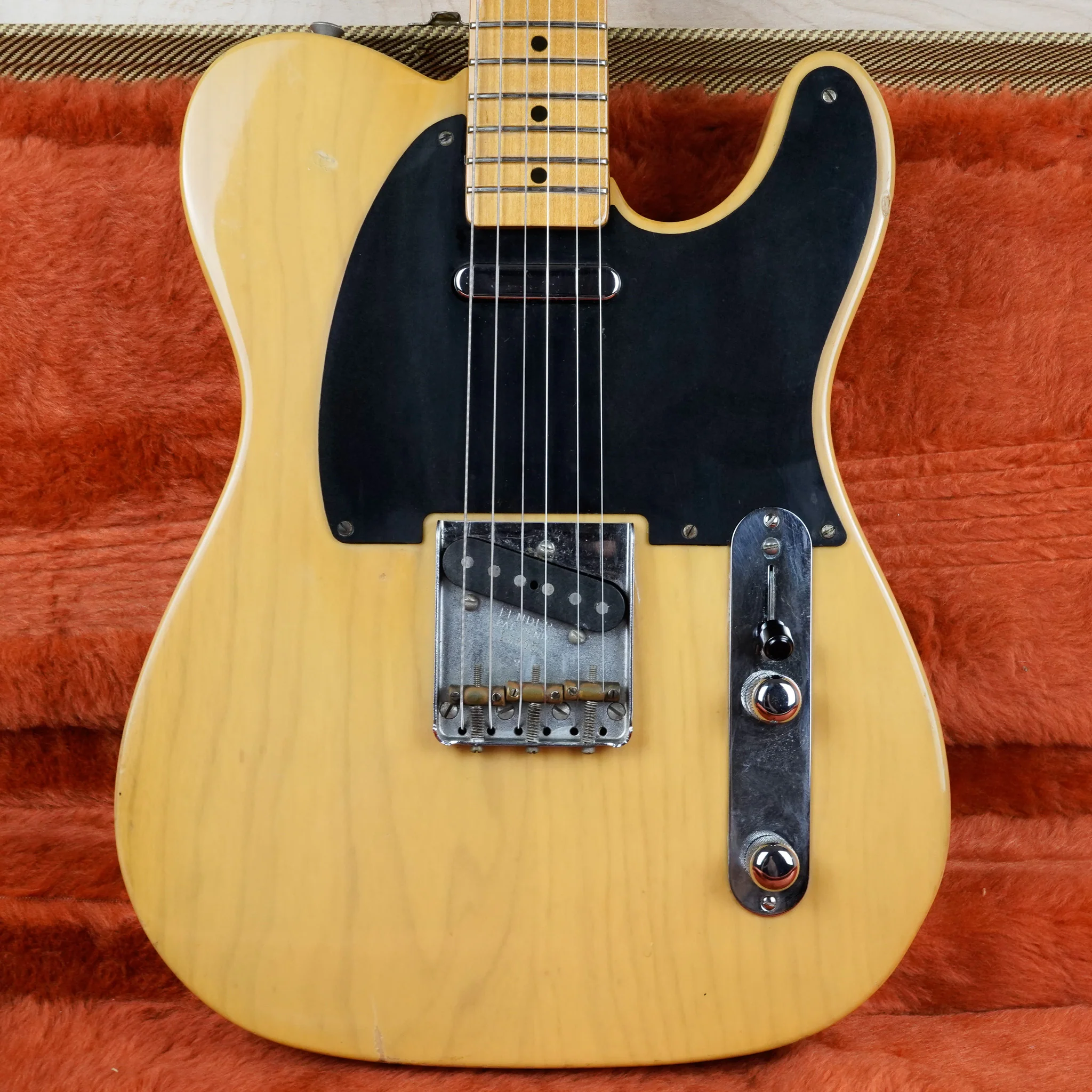 Fender American Vintage '52 Telecaster 1992 Butterscotch Blonde AVRI USA w/ OHSC, Case Candy
