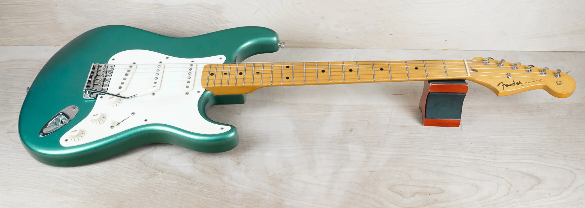 Fender American Vintage '57 Stratocaster Yamano Music 2004 Ocean Turquoise Metallic w/ OHSC - Image 3