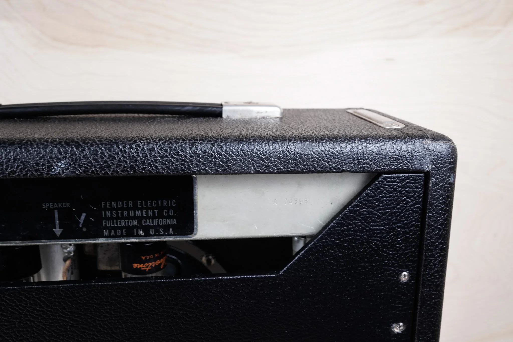 Fender Black Panel Champ 6-Watt 1x8" Guitar Combo 1965 - Image 8