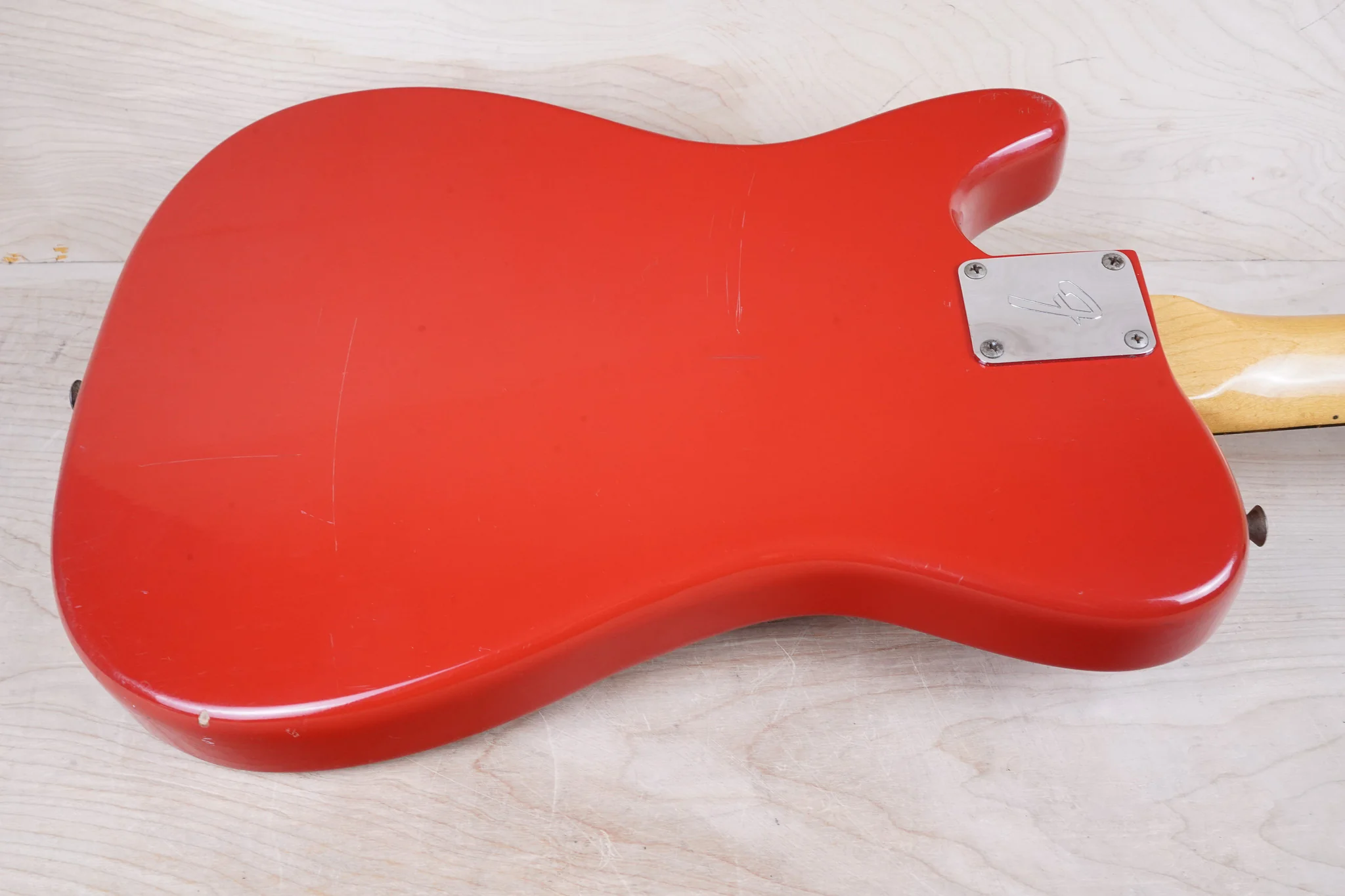 Fender Bullet S-2 1981 Red USA "V" Neck Telecaster Style SS w/ Bag - Image 12