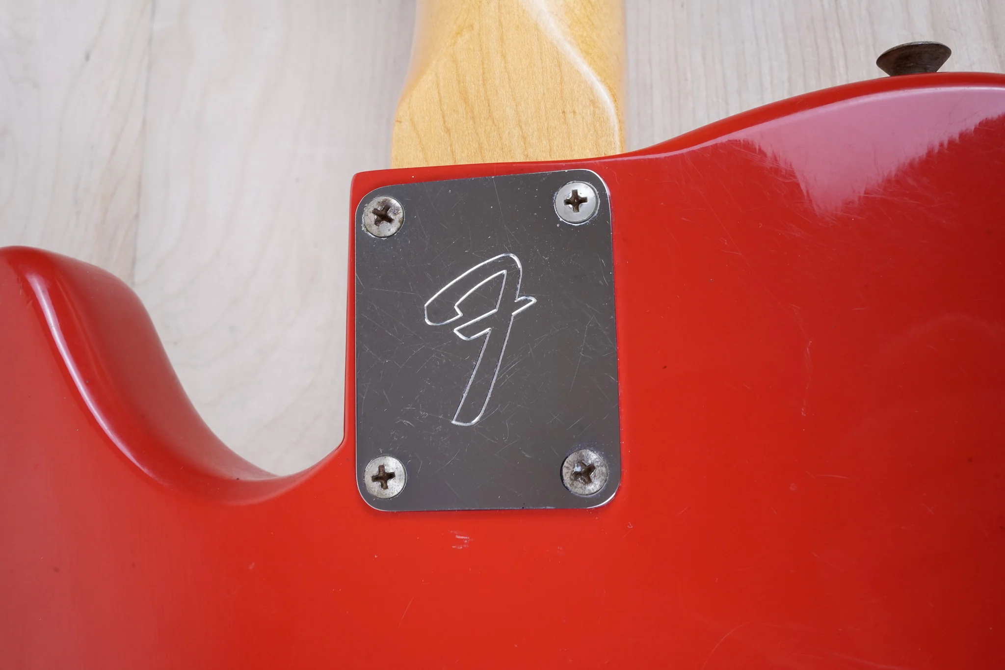 Fender Bullet S-2 1981 Red USA "V" Neck Telecaster Style SS w/ Bag - Image 17