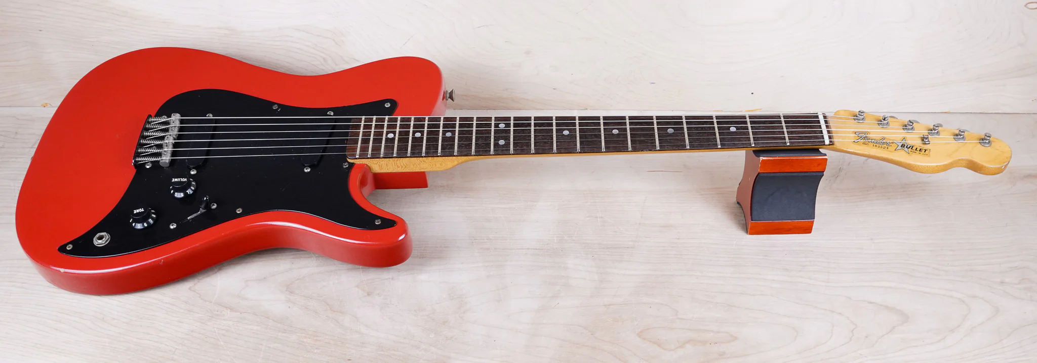 Fender Bullet S-2 1981 Red USA "V" Neck Telecaster Style SS w/ Bag - Image 2