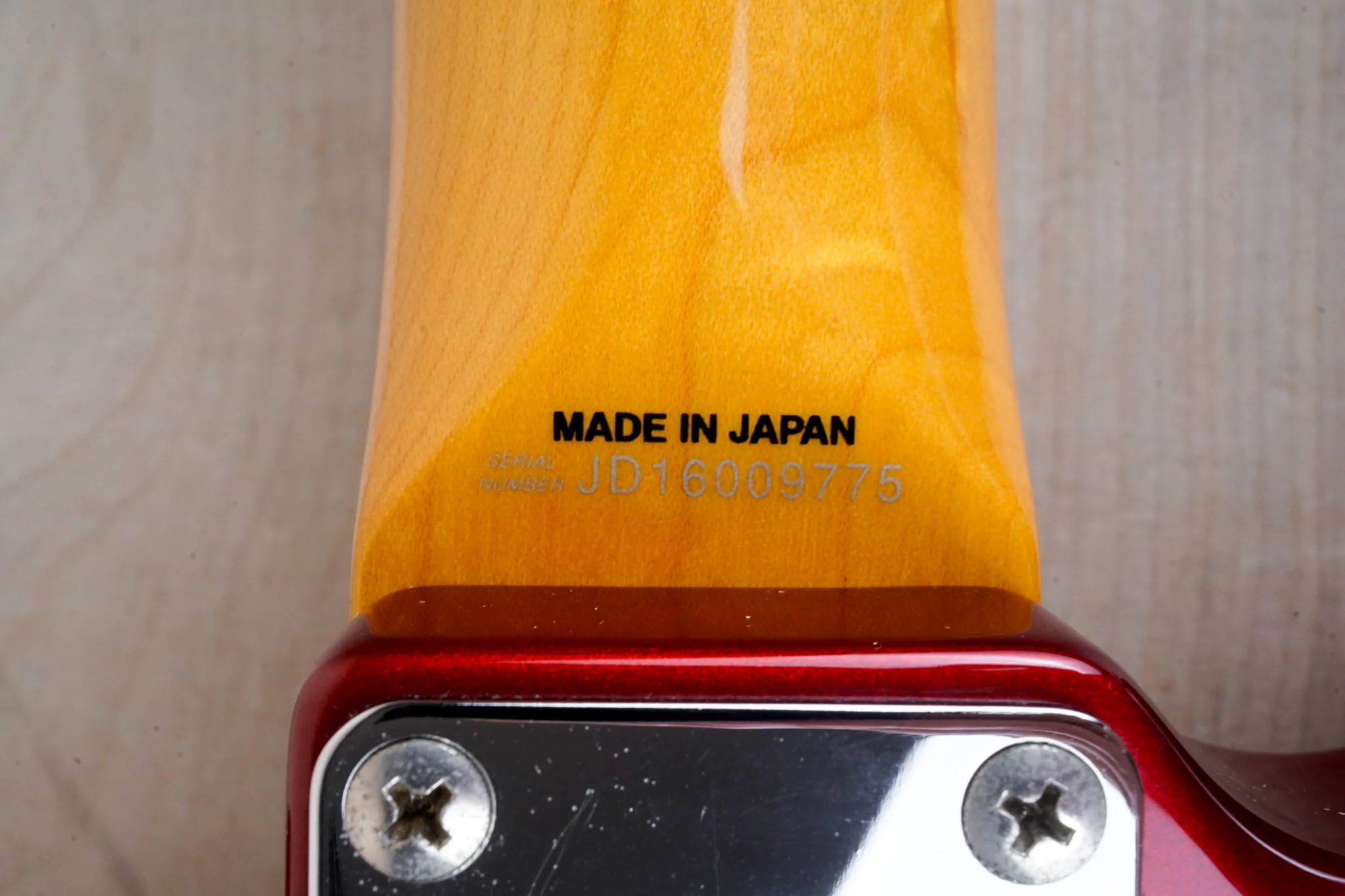 Fender Classic '70s Mustang MIJ 2016 Candy Apple Red Japan w/ Matching Headstock w/ Bag - Image 16