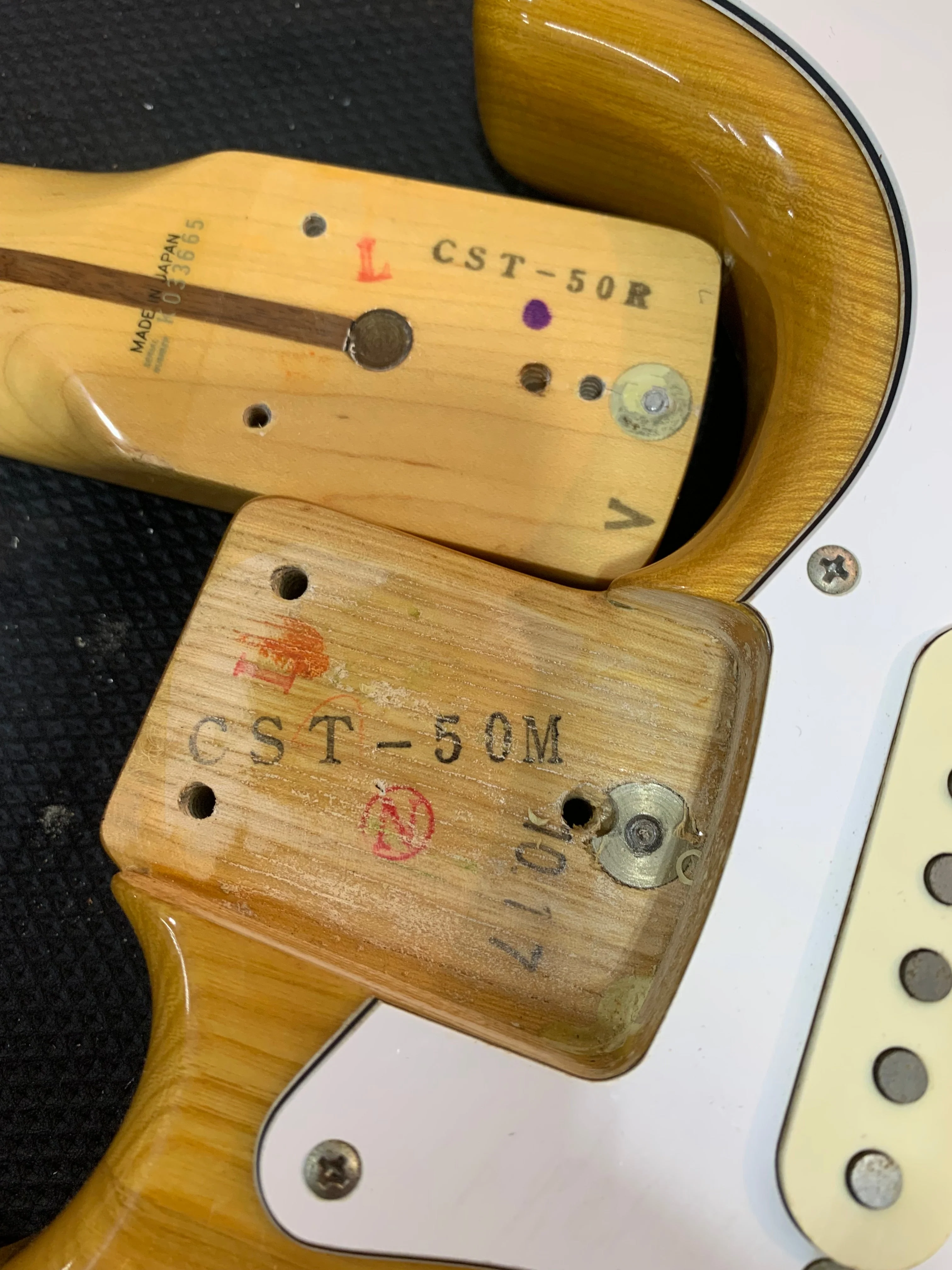 Fender CST-50 Stratocaster MIJ 1990 Natural Collectors Series Made in Japan w/ Bag - Image 24