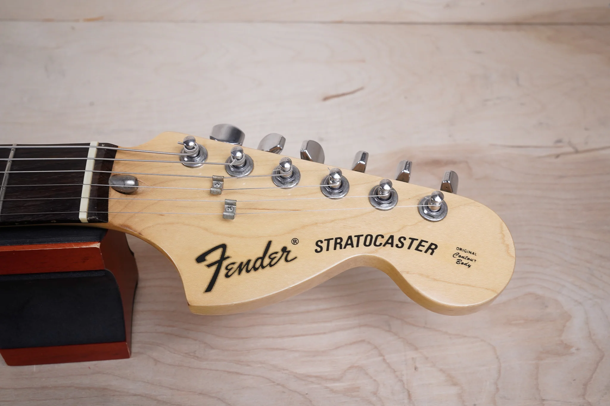 Fender CST-50 Stratocaster MIJ 1990 Natural Collectors Series Made in Japan w/ Bag - Image 4