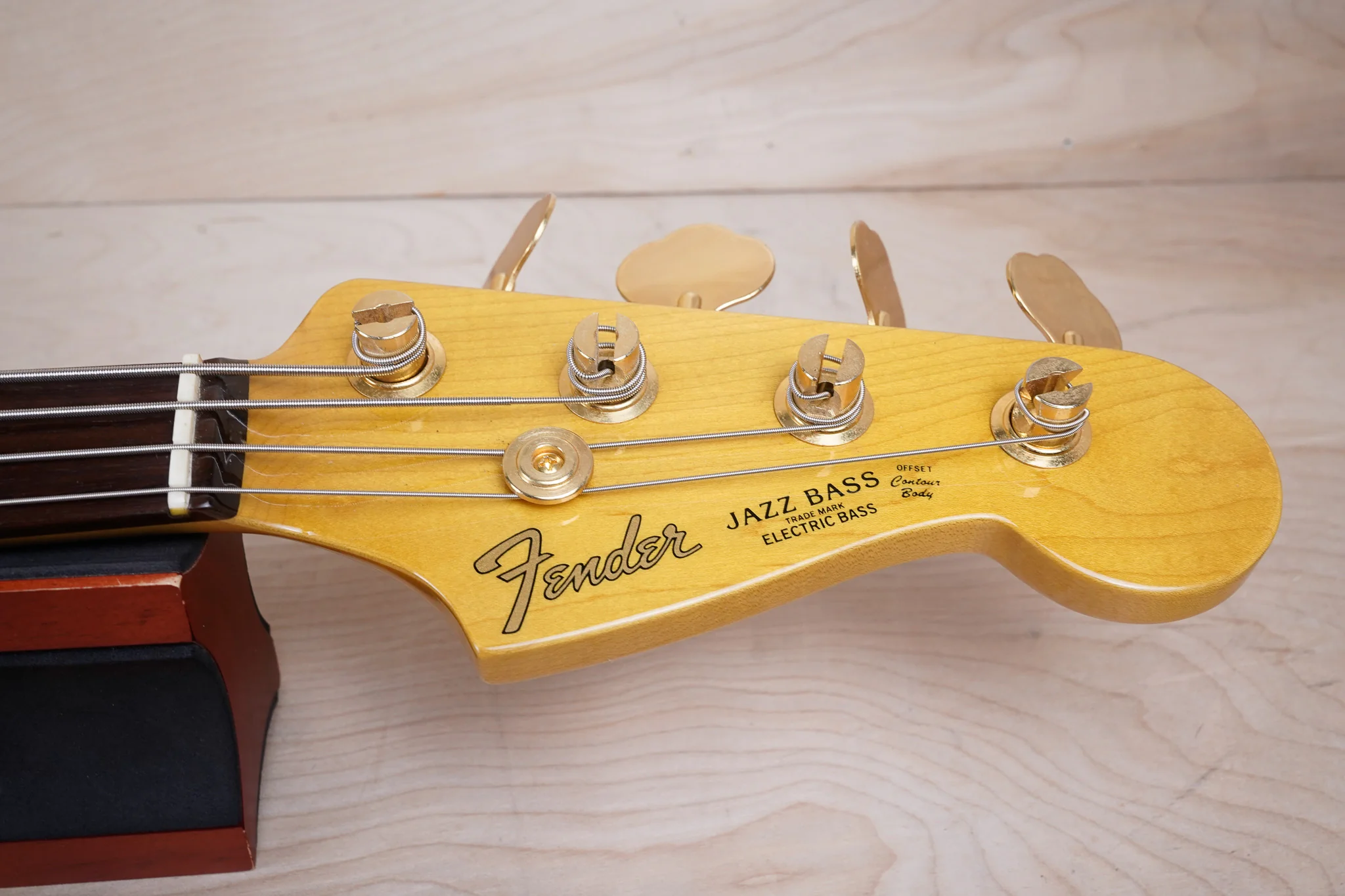 Fender JB-62G '62 Reissue Jazz Bass CIJ 2002 Red Flame Top Crafted in Japan w/ Bag - Image 4