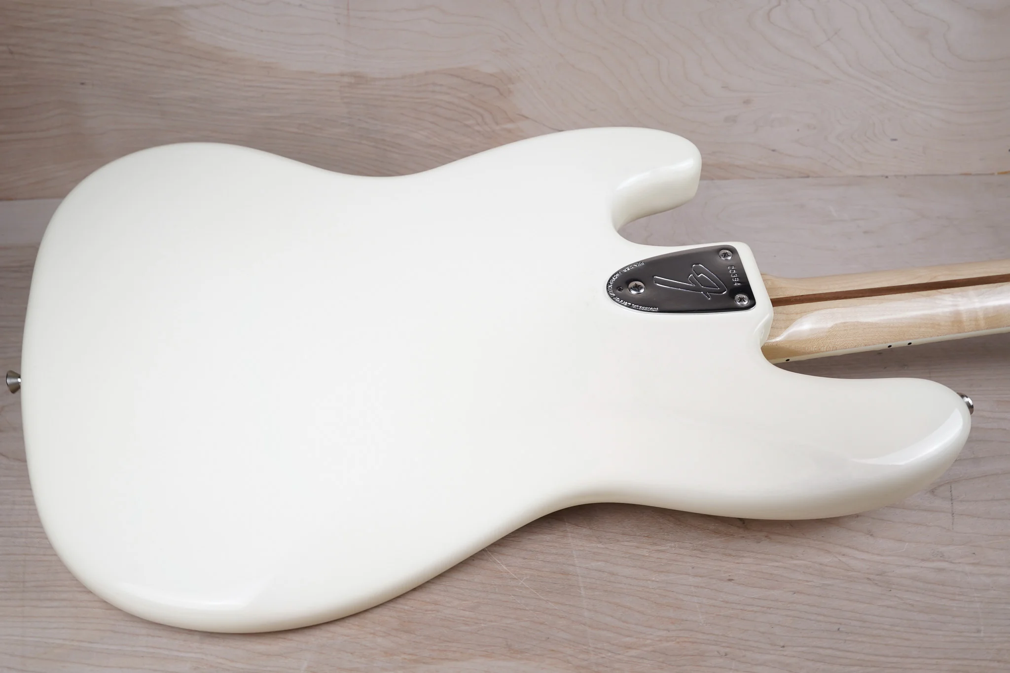 Fender FSR American Vintage '70s Jazz Bass 2003 Olympic White USA AVRI w/ Hard Case - Image 12