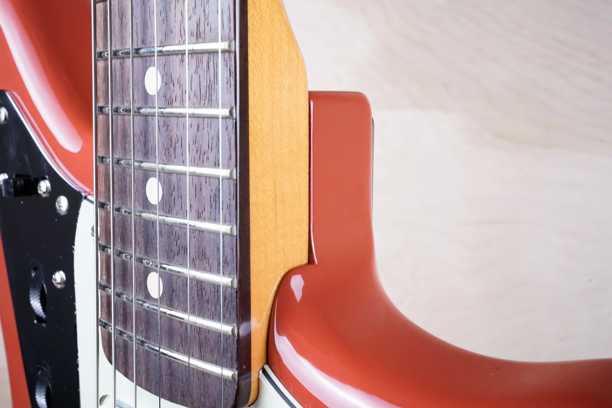 Fender FSR Traditional II '60s Jaguar MIJ 2025 Fiesta Red w/ Matching Headstock USA Pure Vintage Pickups w/ Bag - Image 10