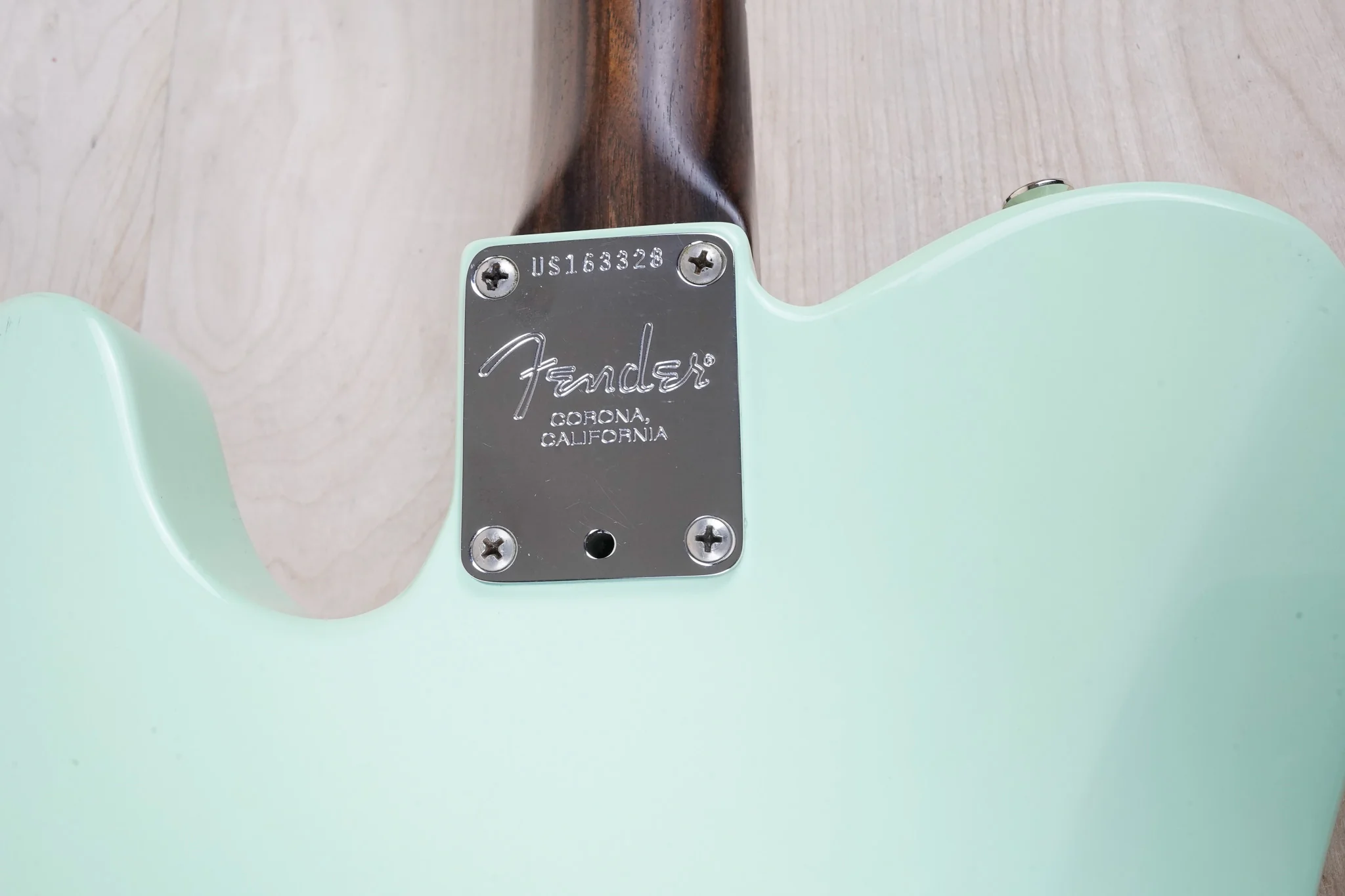 Fender GC FSR American Standard Telecaster with All Rosewood Neck 2016 Surf Green w/ OHSC - Image 13