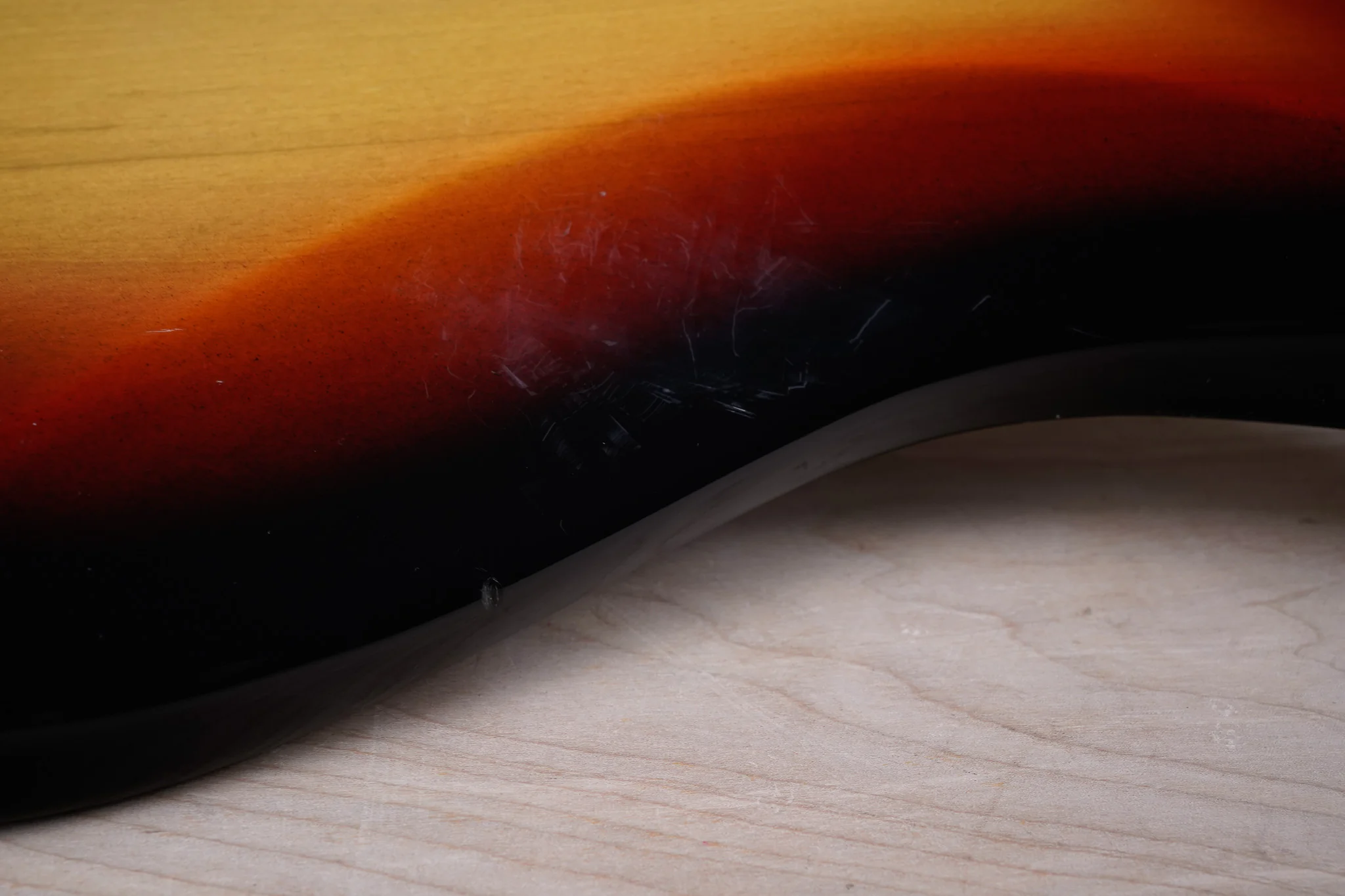 Fender HJG-66KC V Ikebe Limited Kurt Cobain Signature Jaguar CIJ 2002 Sunburst Japan w/ Bag - Image 15