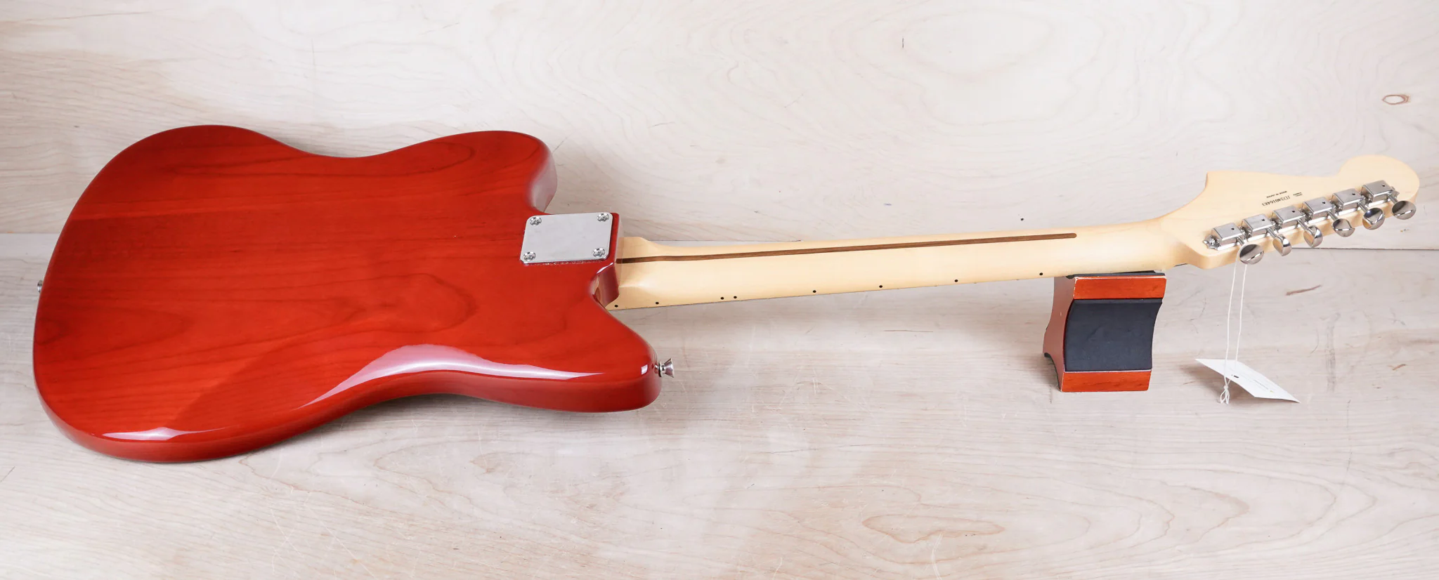 Fender Hybrid II Jazzmaster MIJ 2024 Flame Sunset Orange Transparent Japan w/ Bag - Image 7