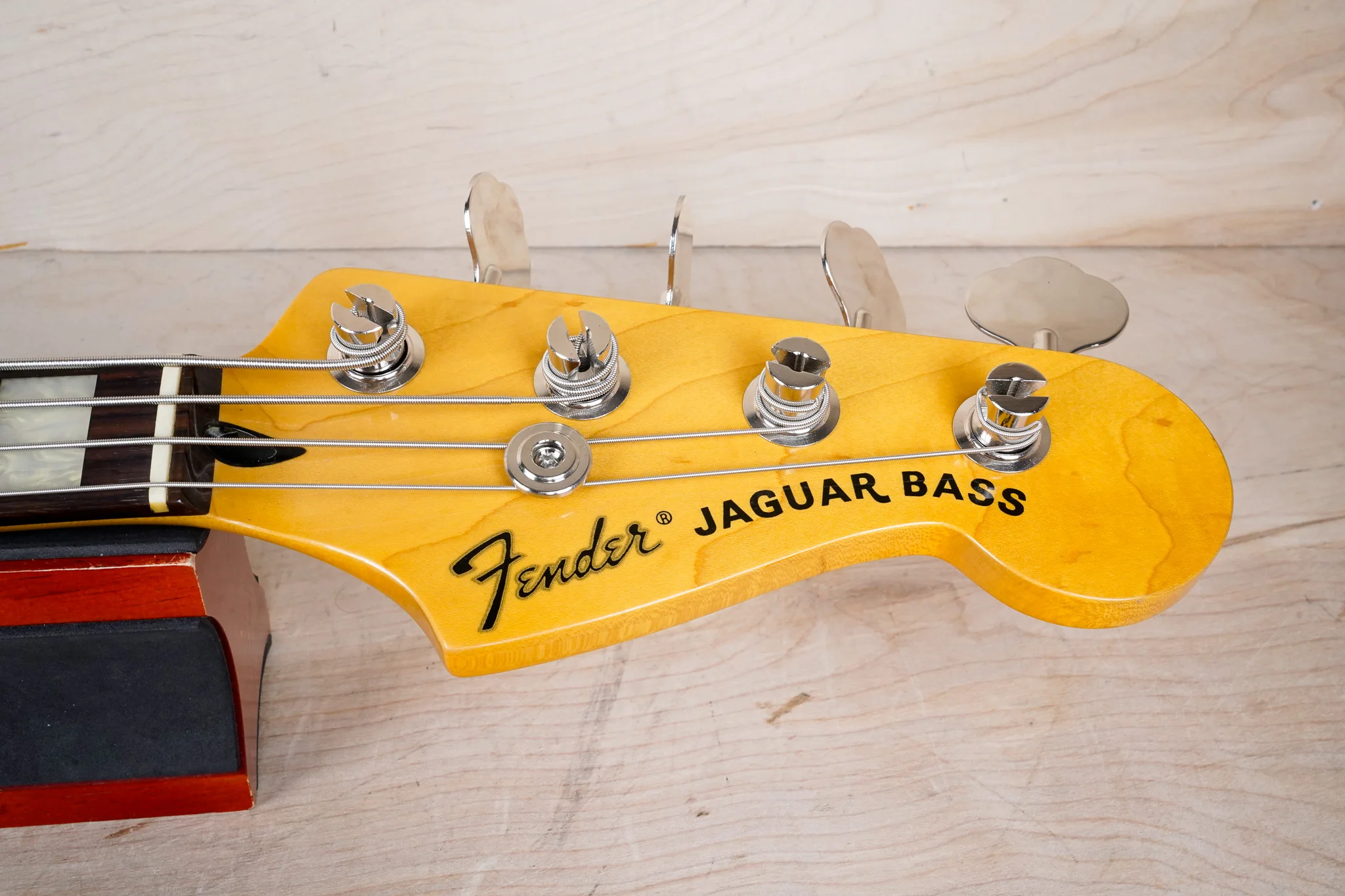 Fender JAB-97EQ Jaguar Bass CIJ 2006 Black Crafted in Japan w/ Bag - Image 3