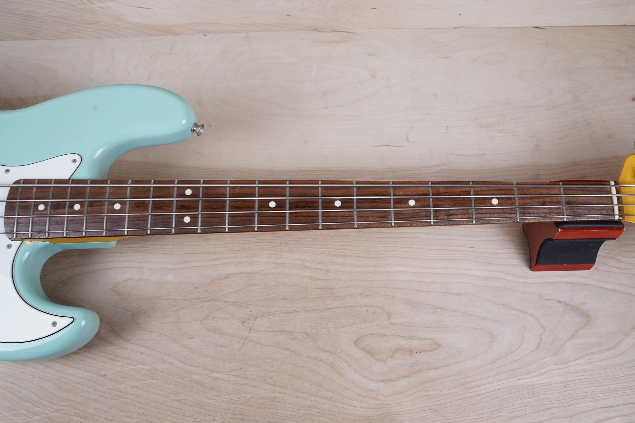 Fender JB-62 Jazz Bass Reissue CIJ 2002 Sonic Blue Japan w/ Bag - Image 6