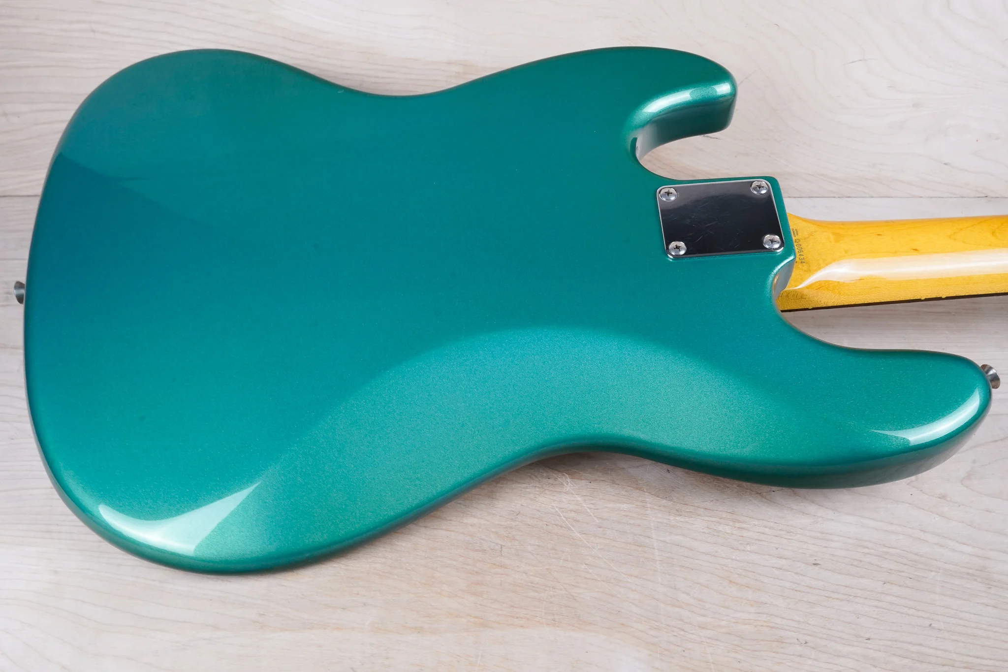 Fender JB-62 Jazz Bass Reissue CIJ 2003 Ocean Turquoise Metallic OTM Japan w/ Bag - Image 11